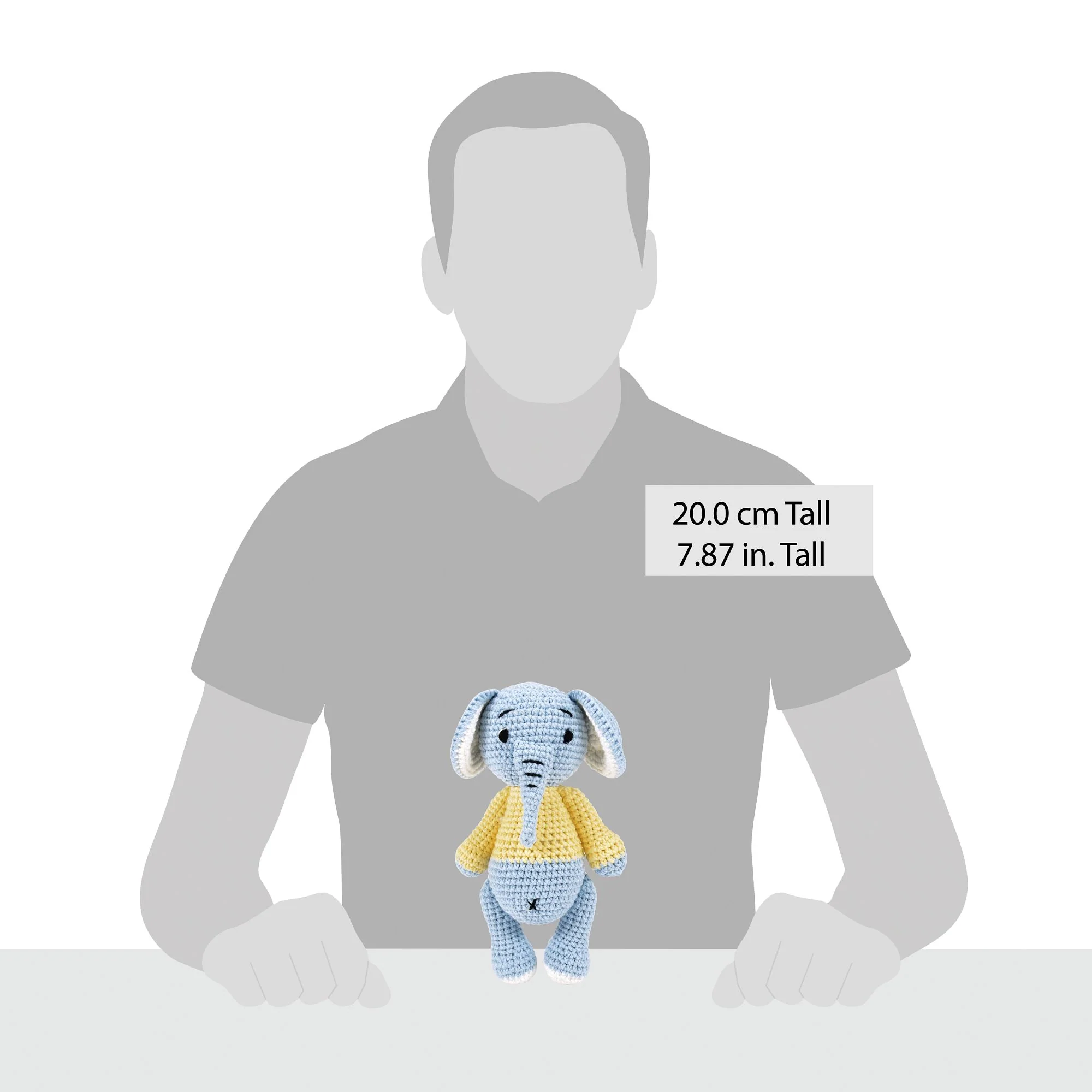 Noah the Elephant Soft Toy by Woolie - Image 5