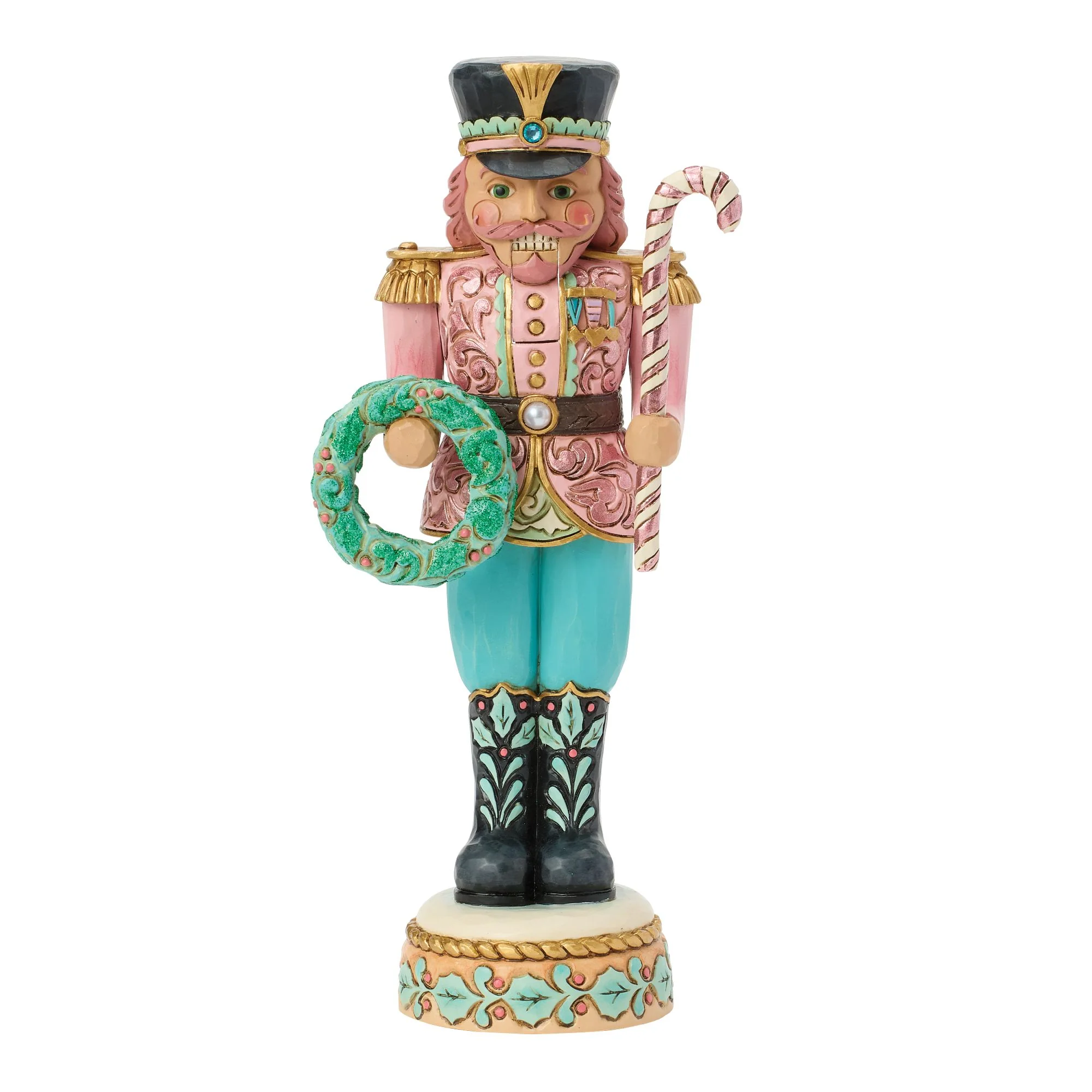 Pastel Toy Soldier Nutcracker Figurine