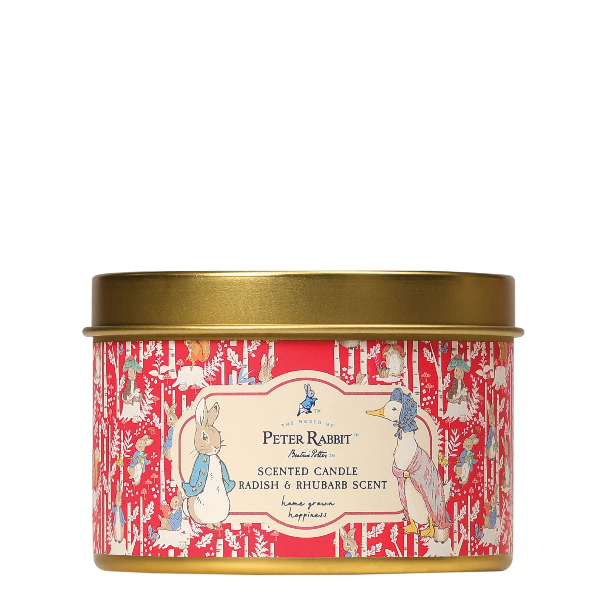 Peter Rabbit Radish & Rhubarb Tin Candle - Image 2