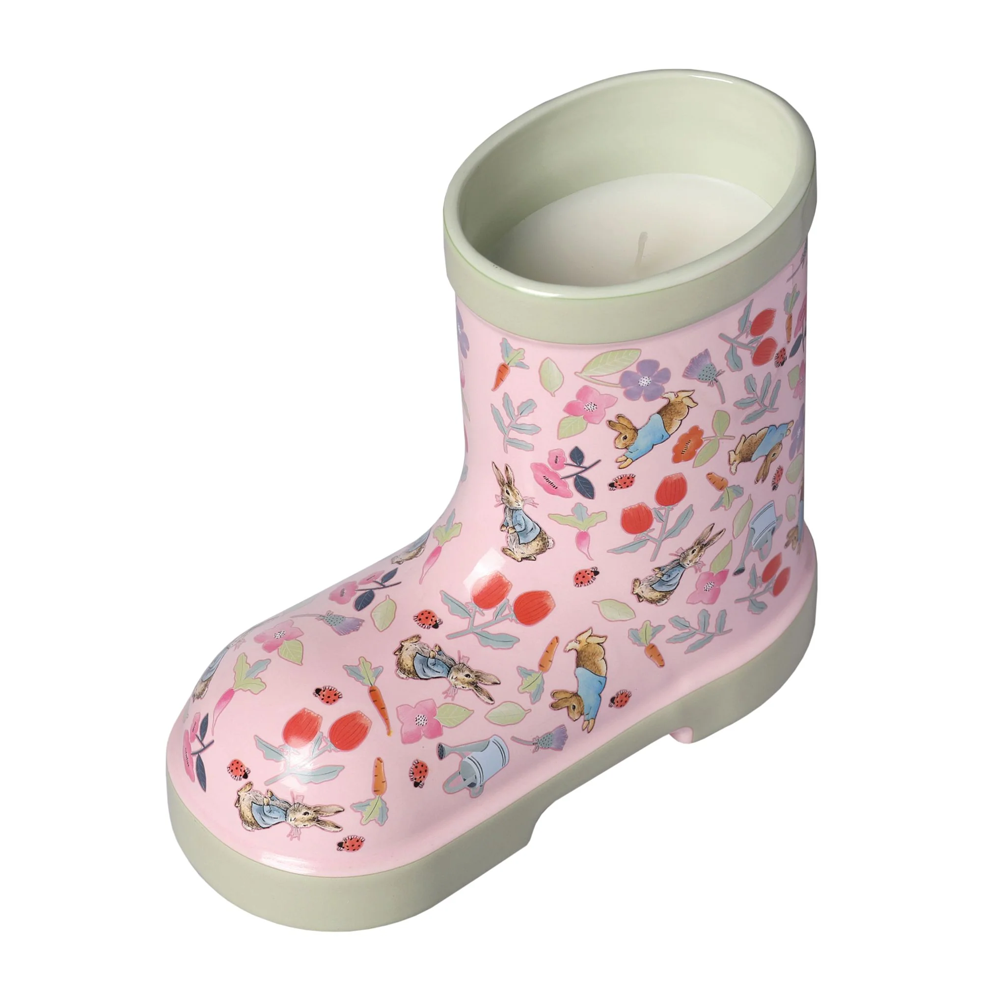 Peter Rabbit Spring Bloom Wellington Boot Shaped Candle - Image 3