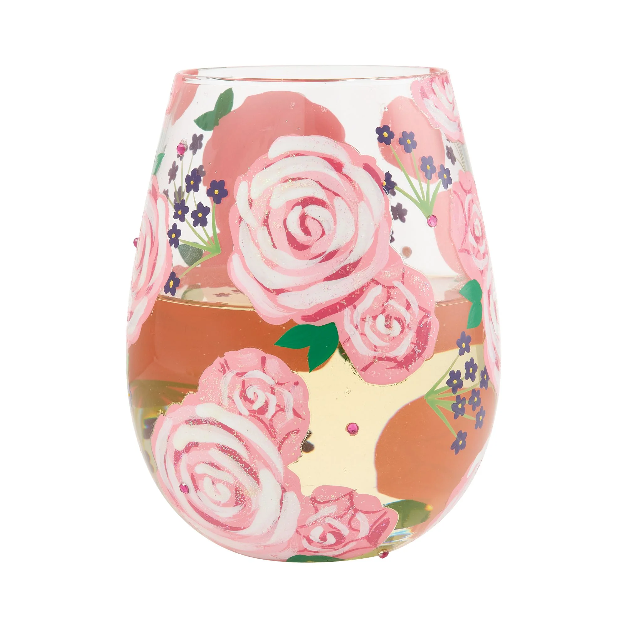 Pretty as a Peony Stemless Glass - Image 2