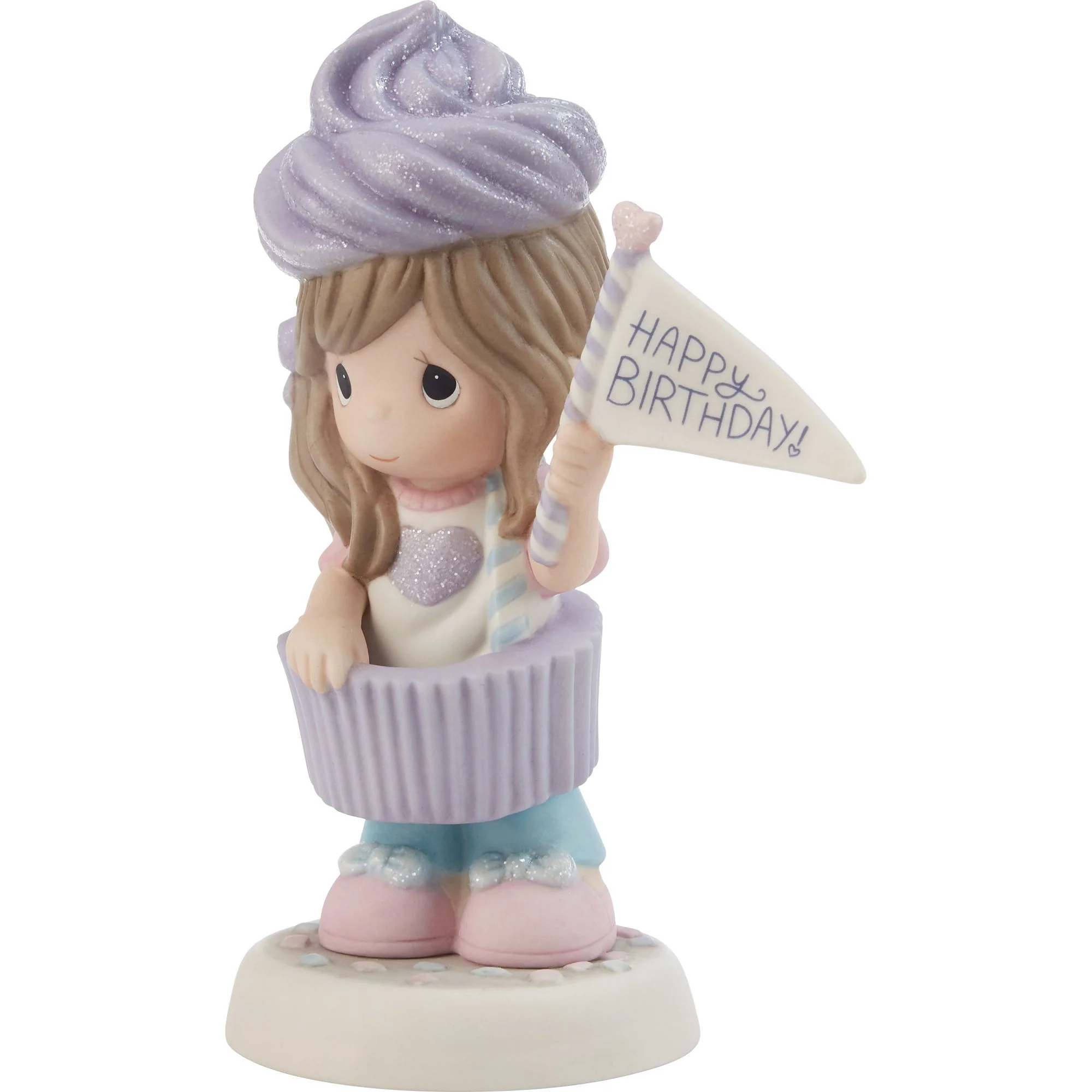 Purple Cupcake Girl Figurine by Precious Moments - Image 3