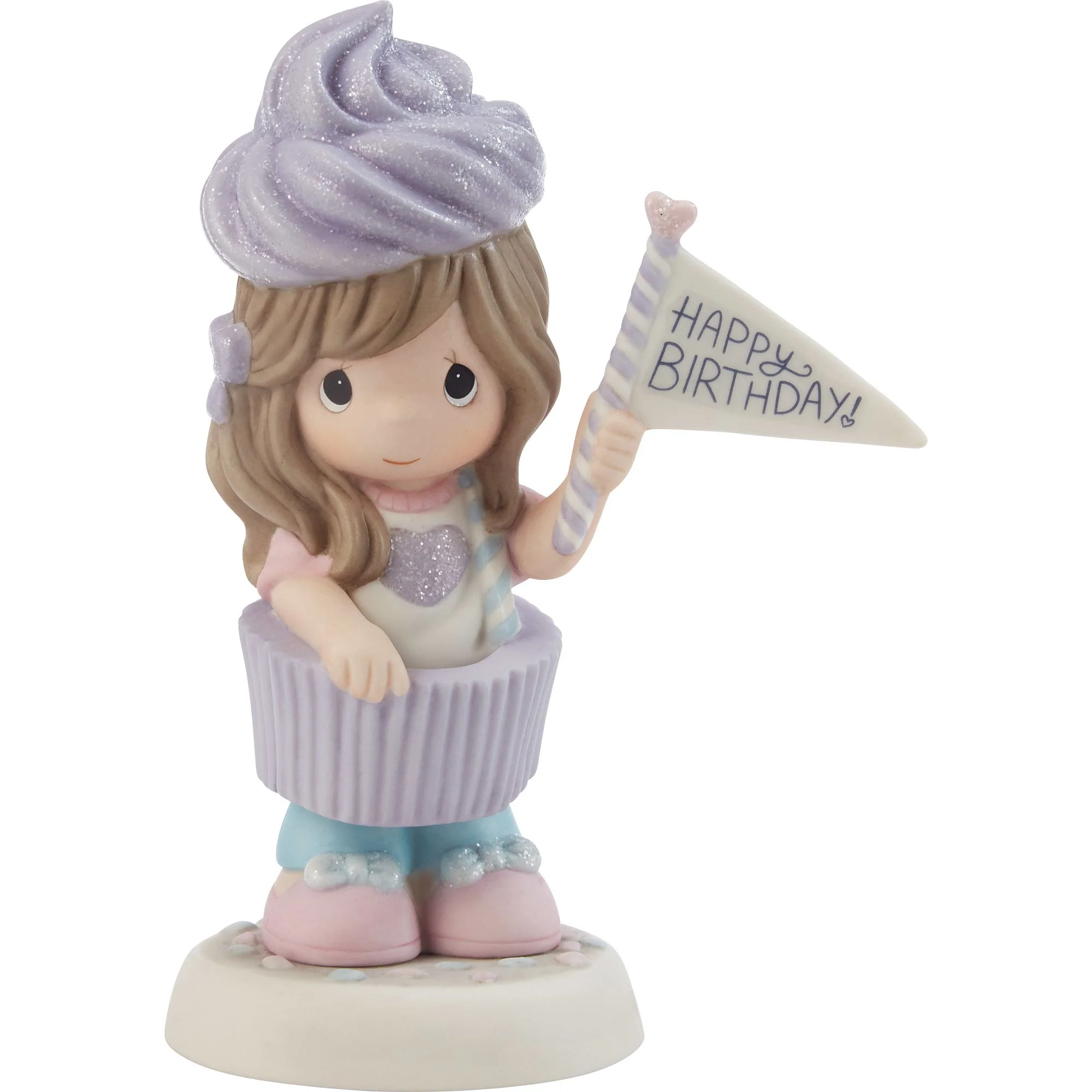 Purple Cupcake Girl Figurine by Precious Moments - Image 4