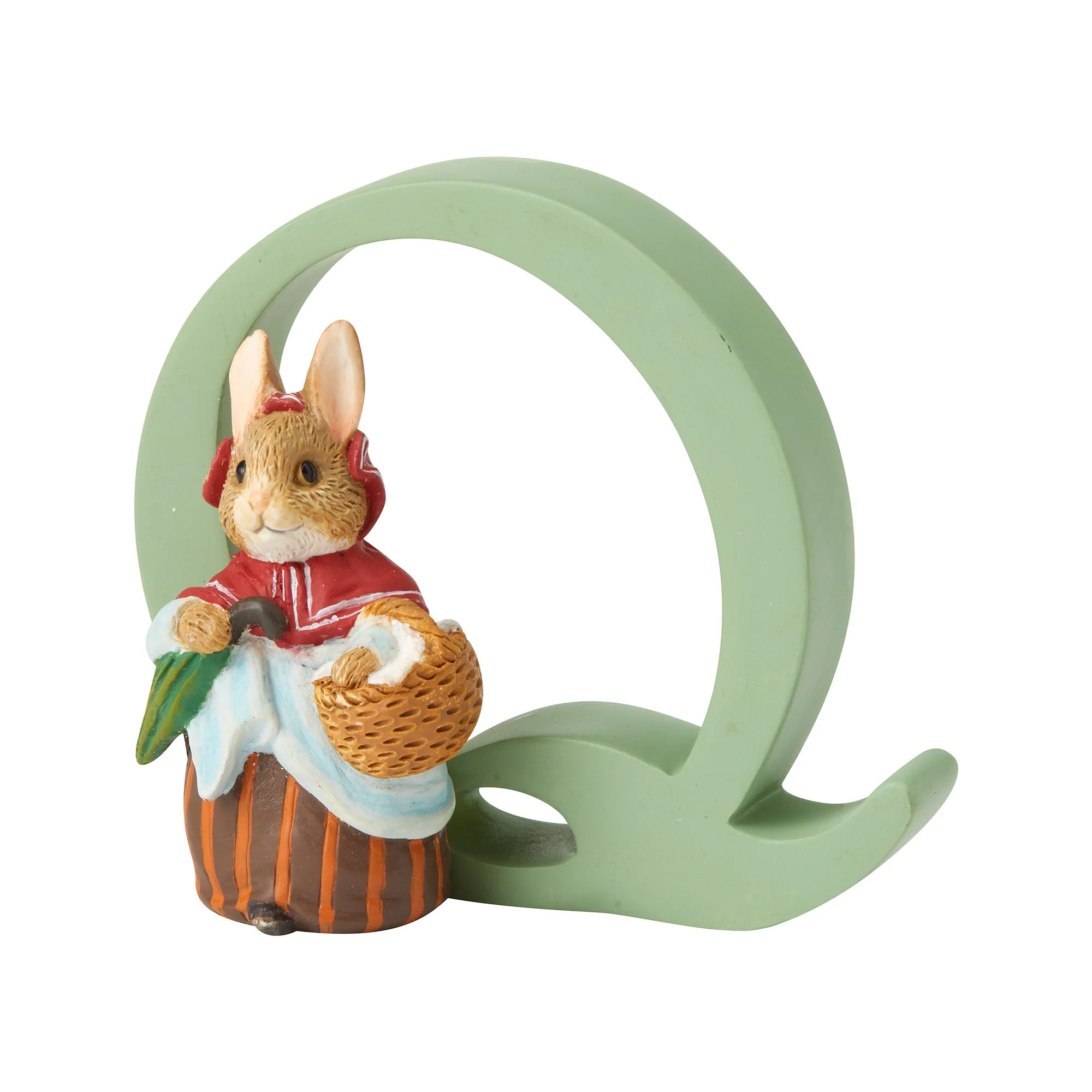 Q - Mrs. Rabbit Decorative Alphabet Letter
