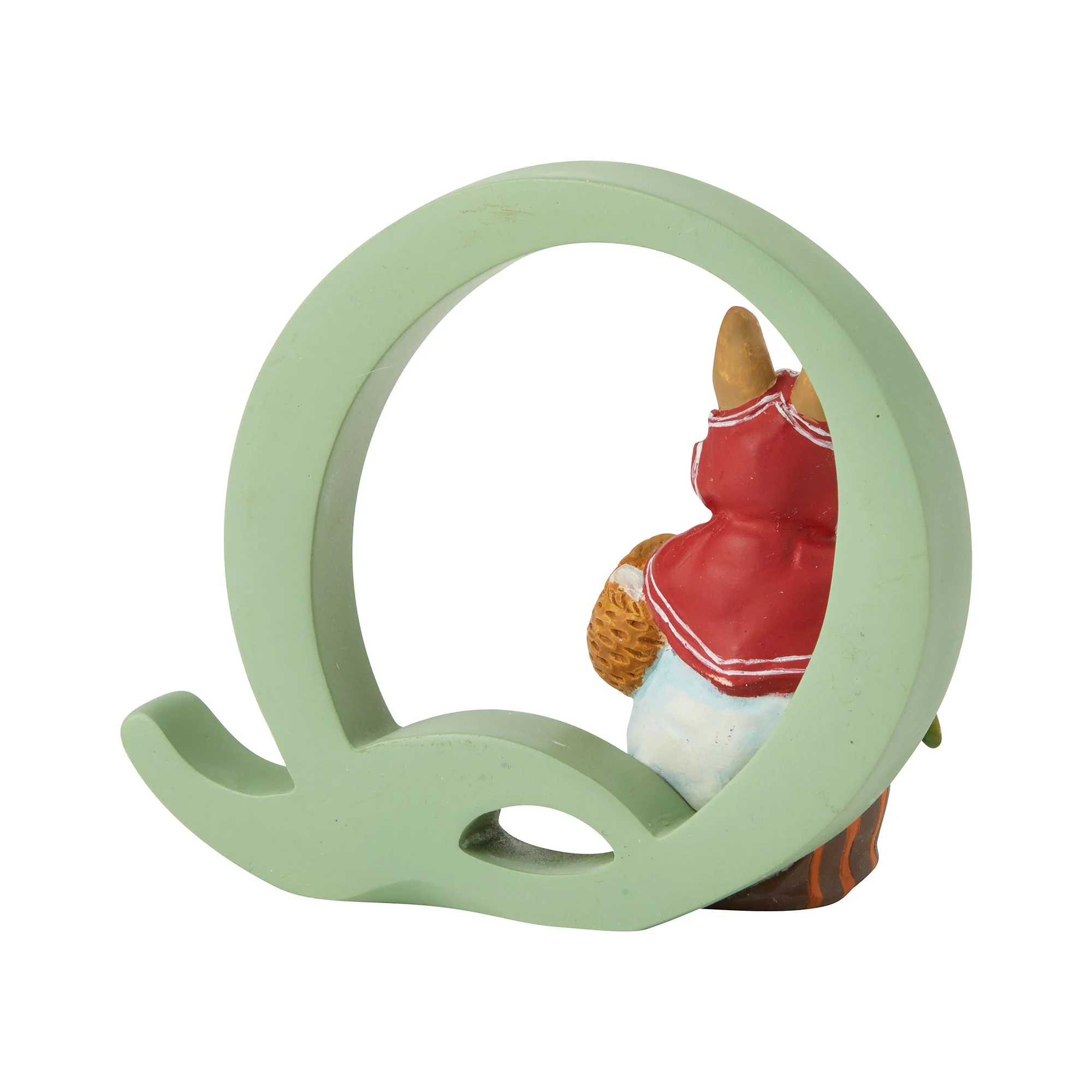 Q - Mrs. Rabbit Decorative Alphabet Letter - Image 2