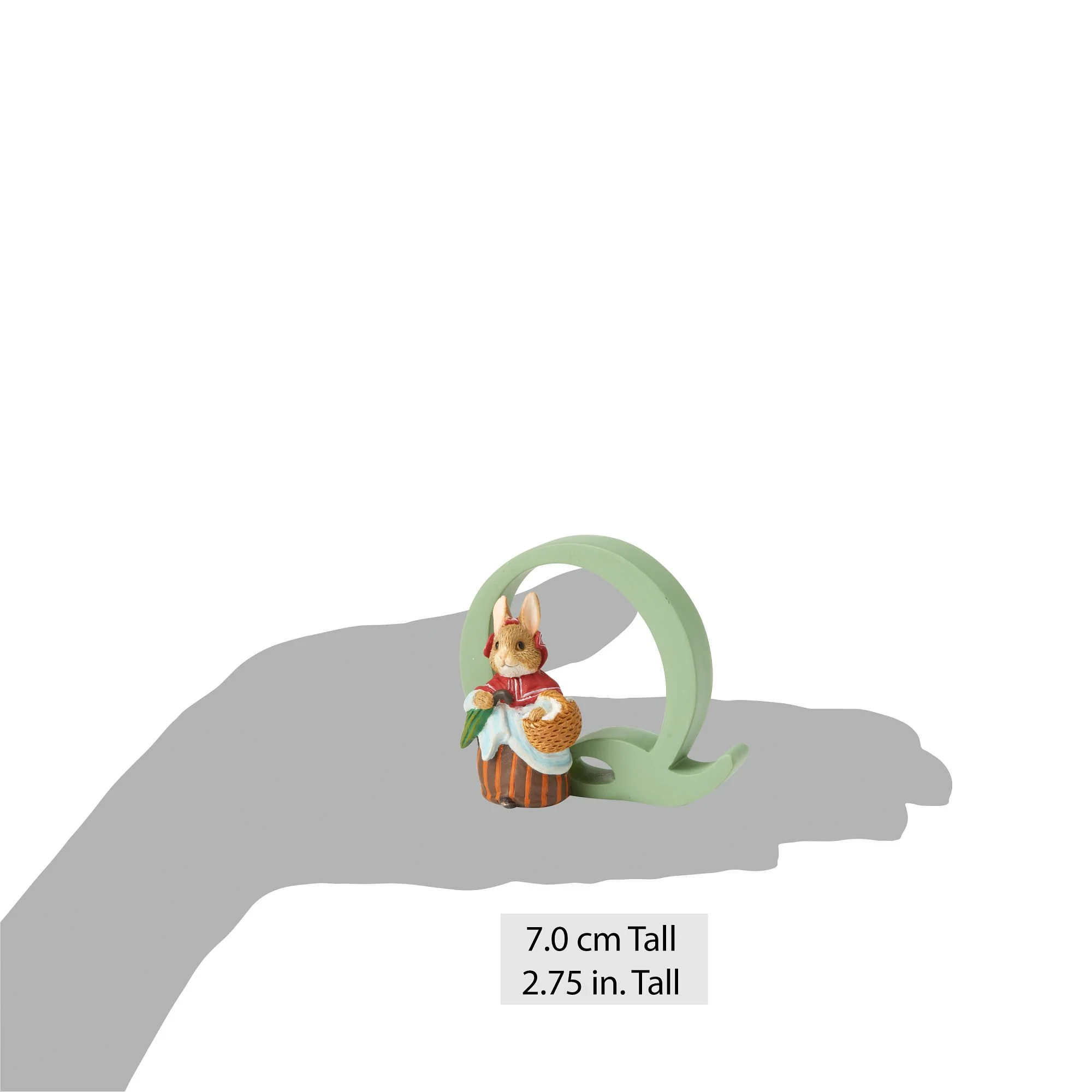 Q - Mrs. Rabbit Decorative Alphabet Letter - Image 5
