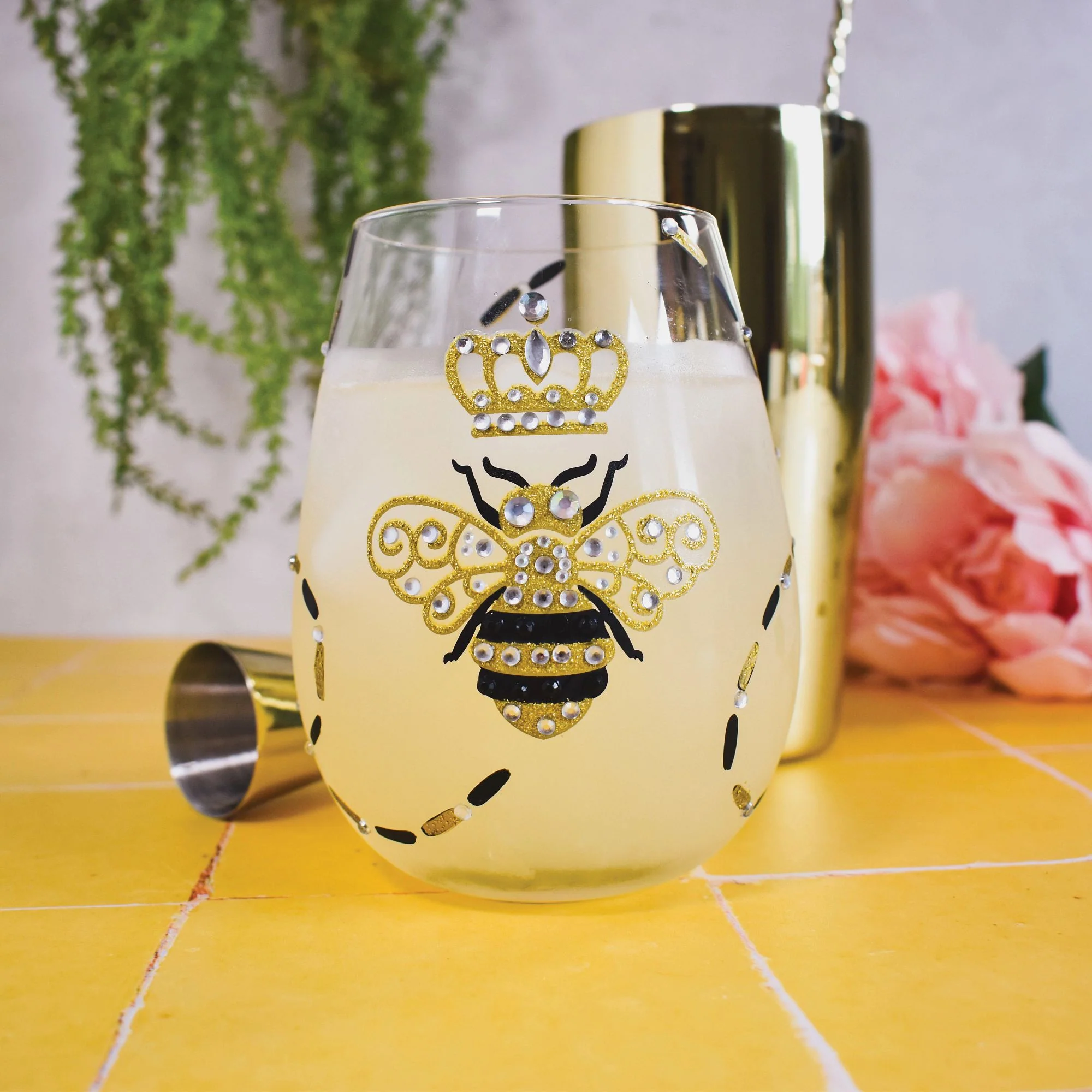 Queen Bee Stemless Glass by Lolita - Image 10
