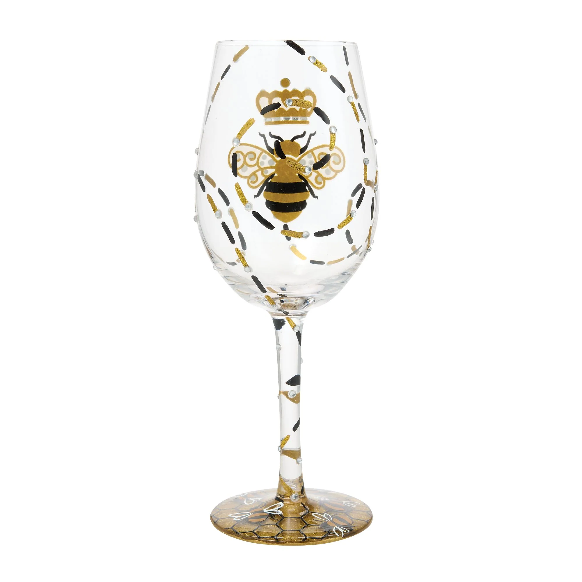 Queen Bee Wine Glass - Image 4