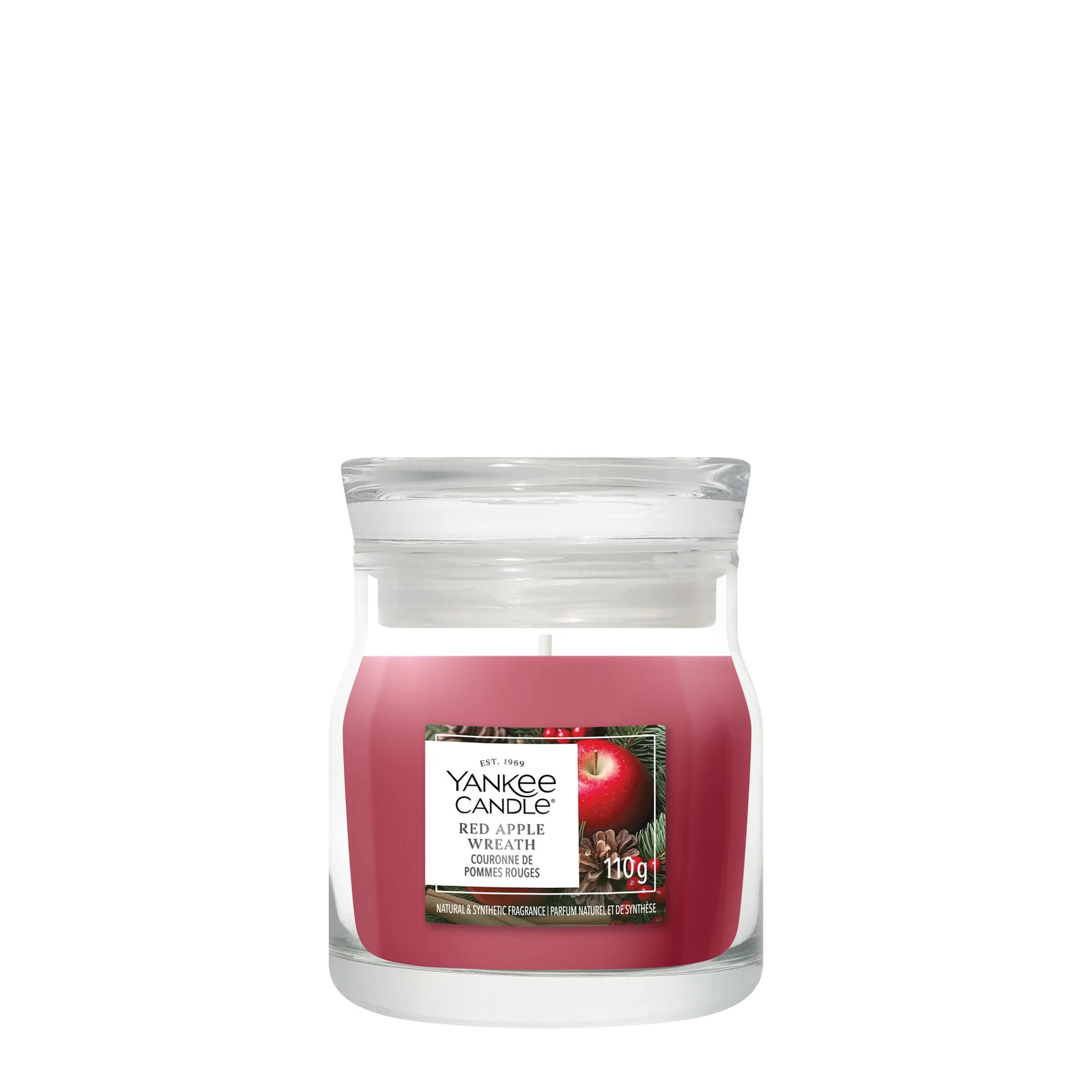 Red Apple Wreath Signature Small Jar by Yankee Candle