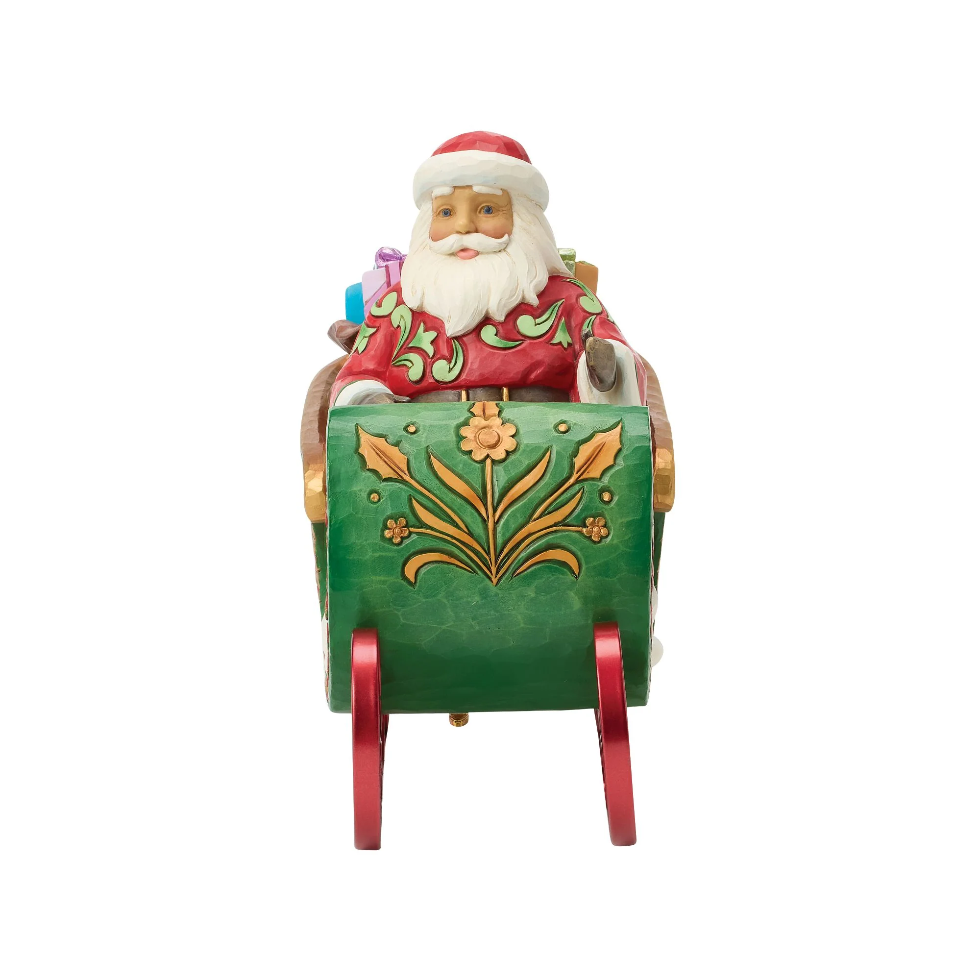 Santa in a Musical Sleigh Special Edition Figurine - "Dashing Through the Snow" - Image 3