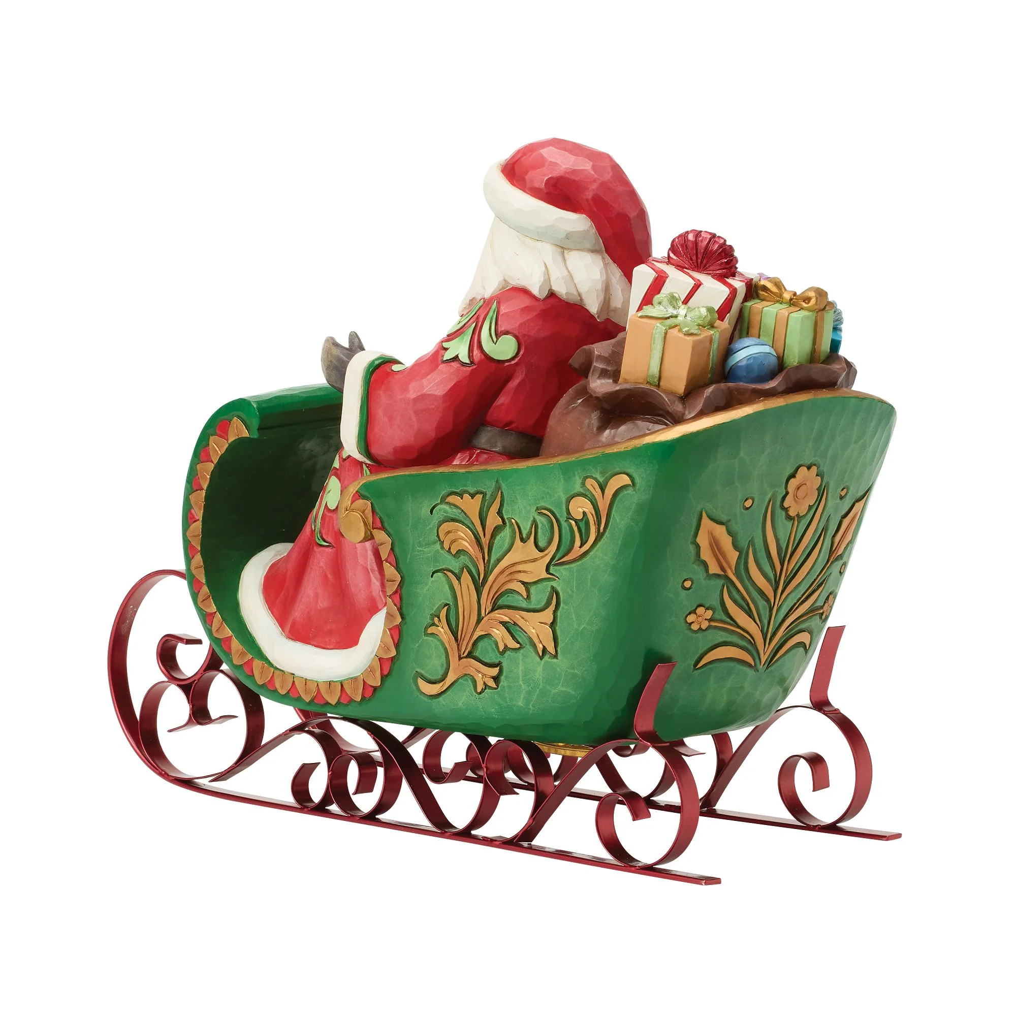 Santa in a Musical Sleigh Special Edition Figurine - "Dashing Through the Snow" - Image 5