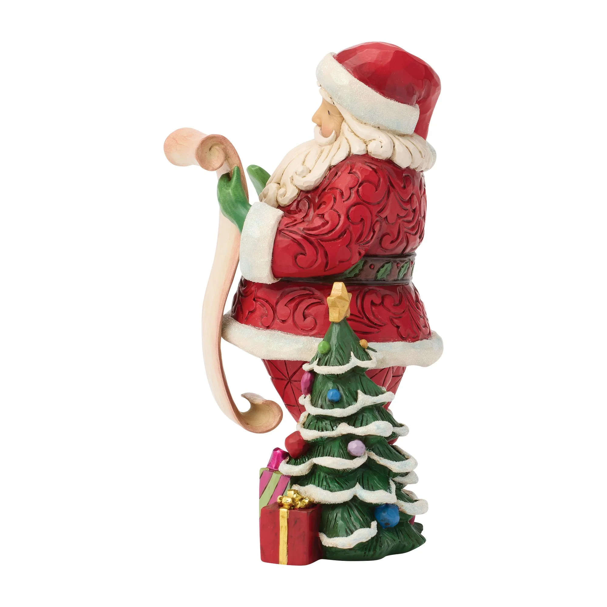 Santa Reading Wish List Figurine - Image 4