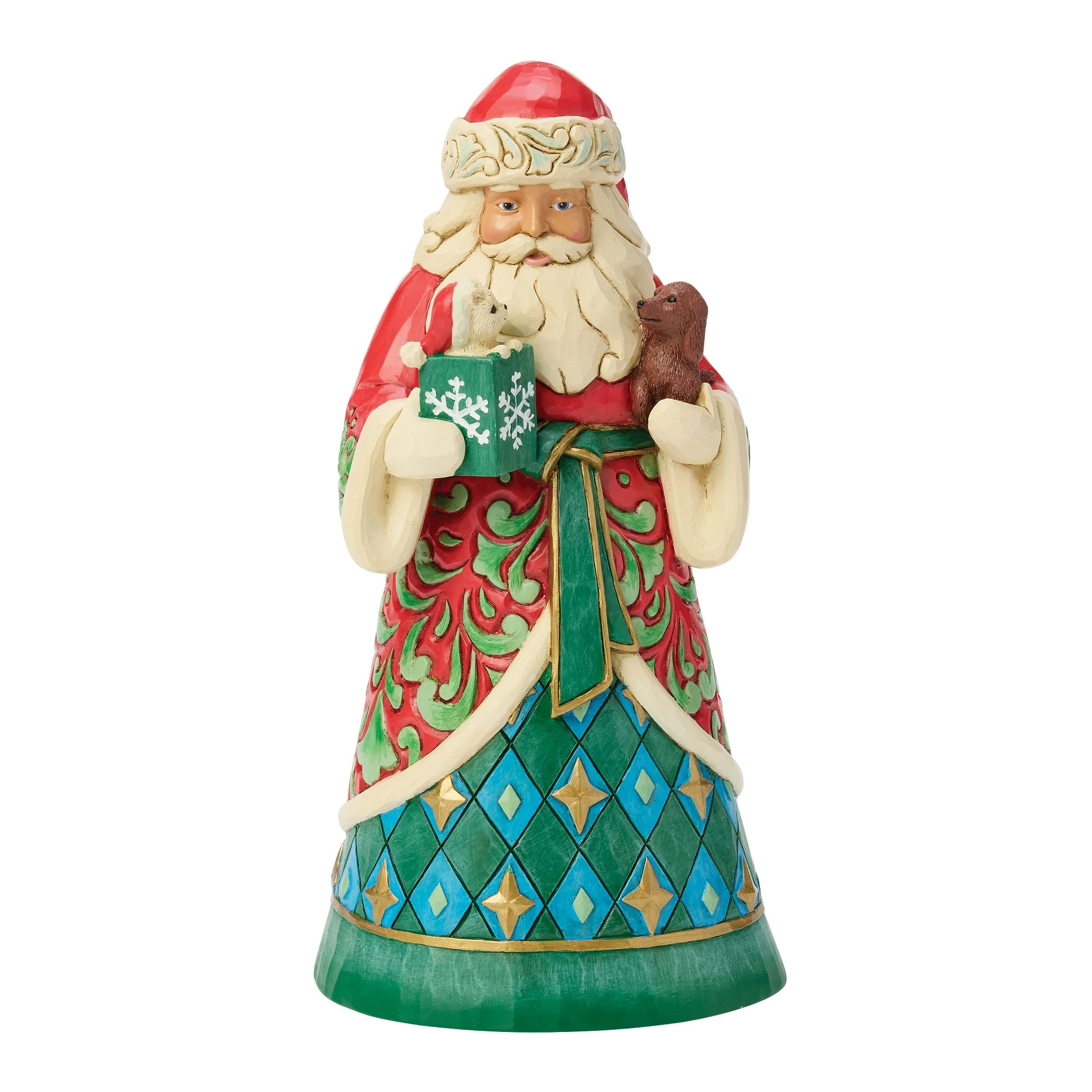 Santa with Rescue Pets Figurine - Image 2