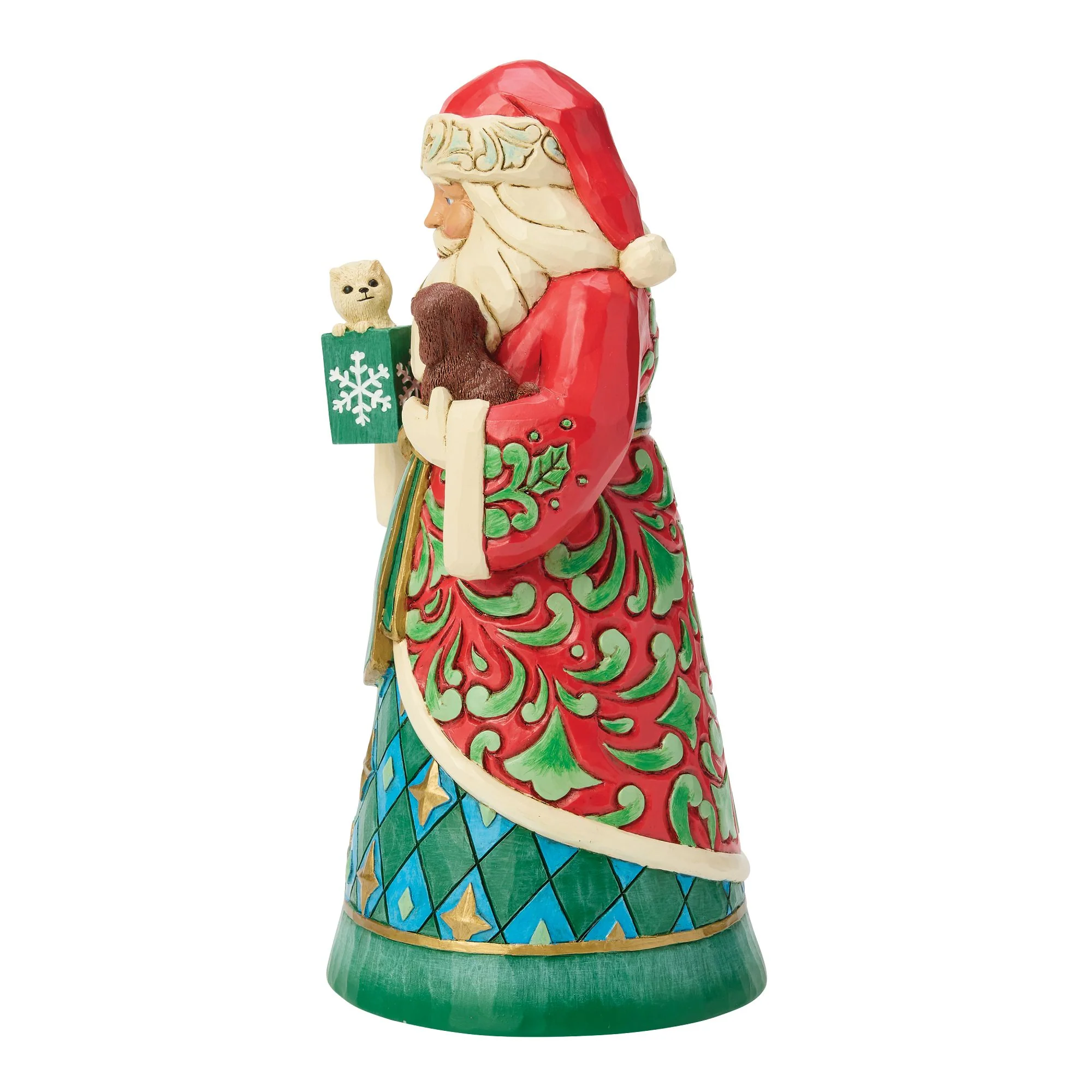 Santa with Rescue Pets Figurine - Image 3
