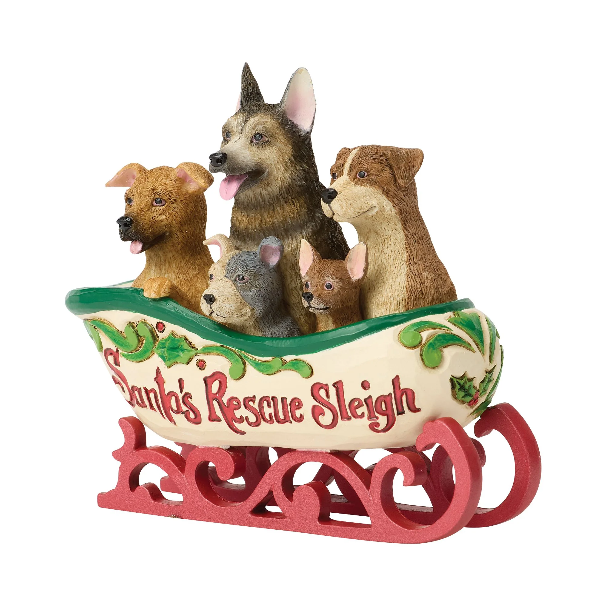 Santa's Rescue Sleigh Figurine - Image 2