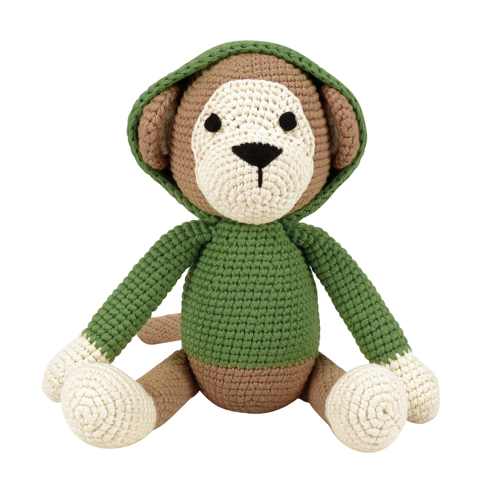 Sebastian the Monkey Soft Toy by Woolie - Image 2
