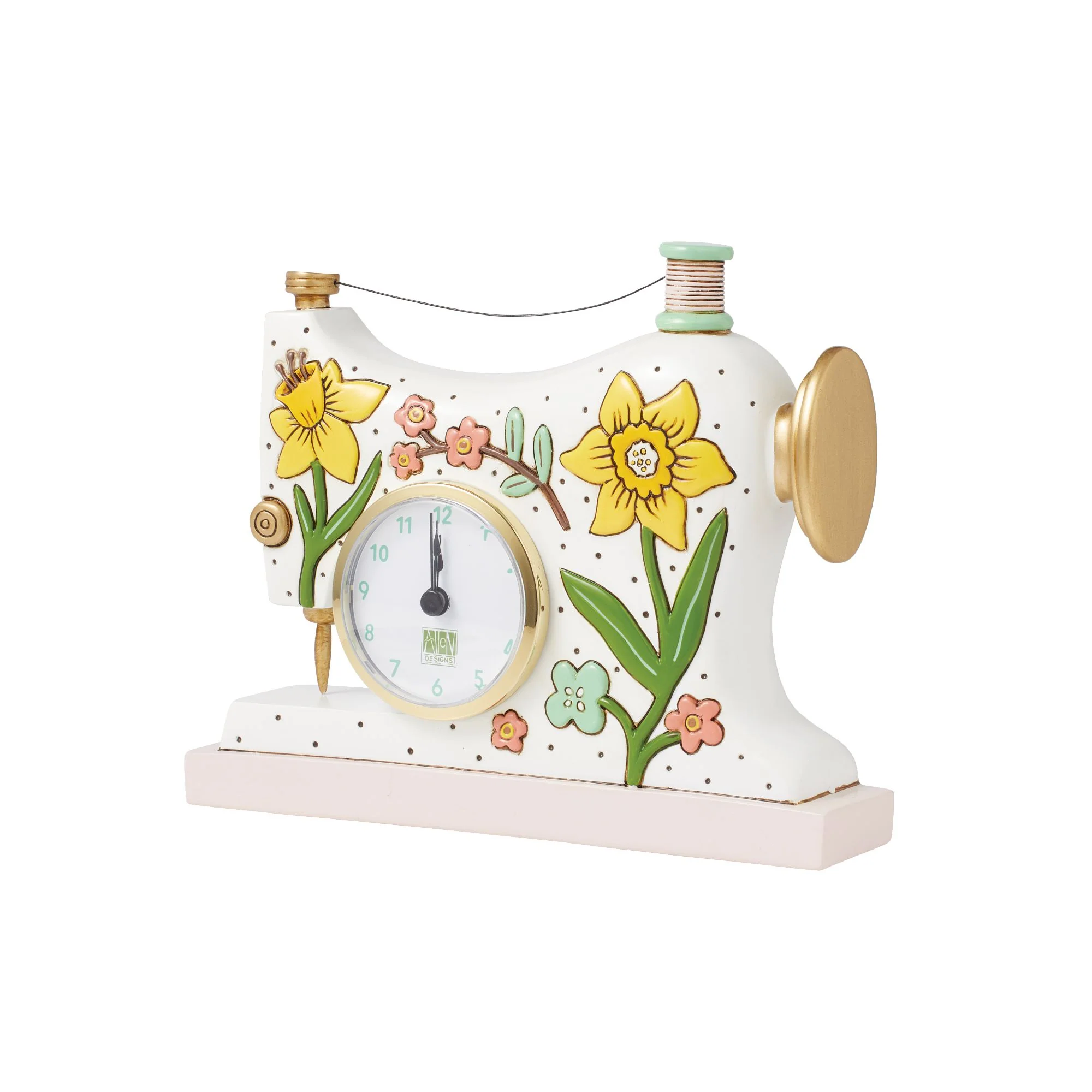 Sewing Machine Desk Clock by Allen Designs - Image 4