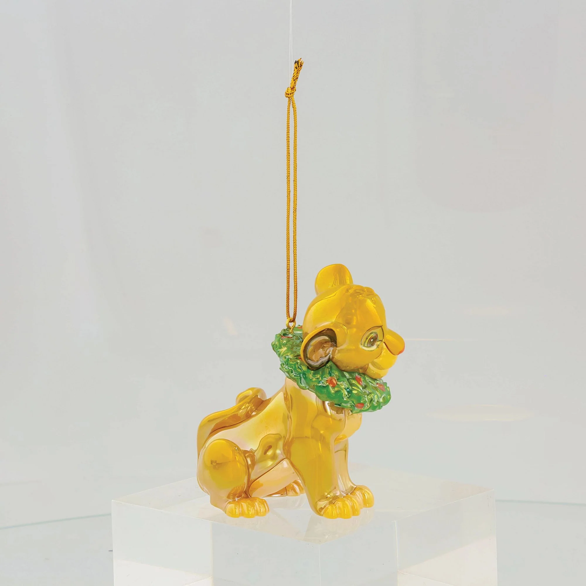 Simba with Wreath Hanging Ornament by Department 56 - Image 4