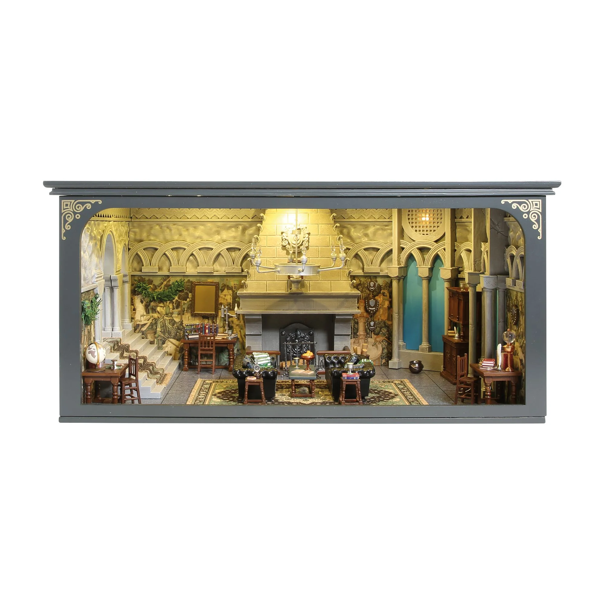 Limited Edition Slytherin Common Room (Room with a View) Illuminated Diorama by Department 56