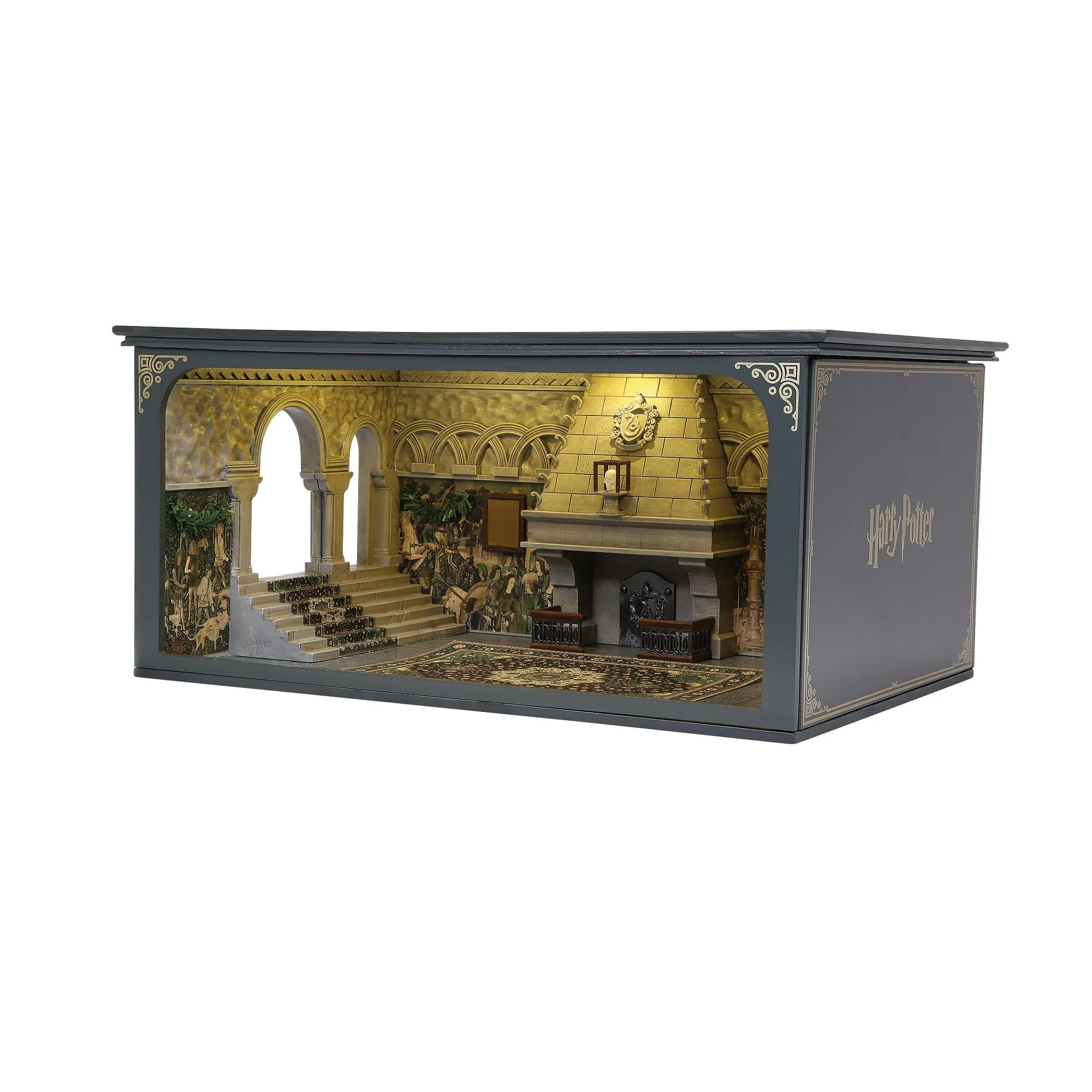 Limited Edition Slytherin Common Room (Room with a View) Illuminated Diorama by Department 56 - Image 6