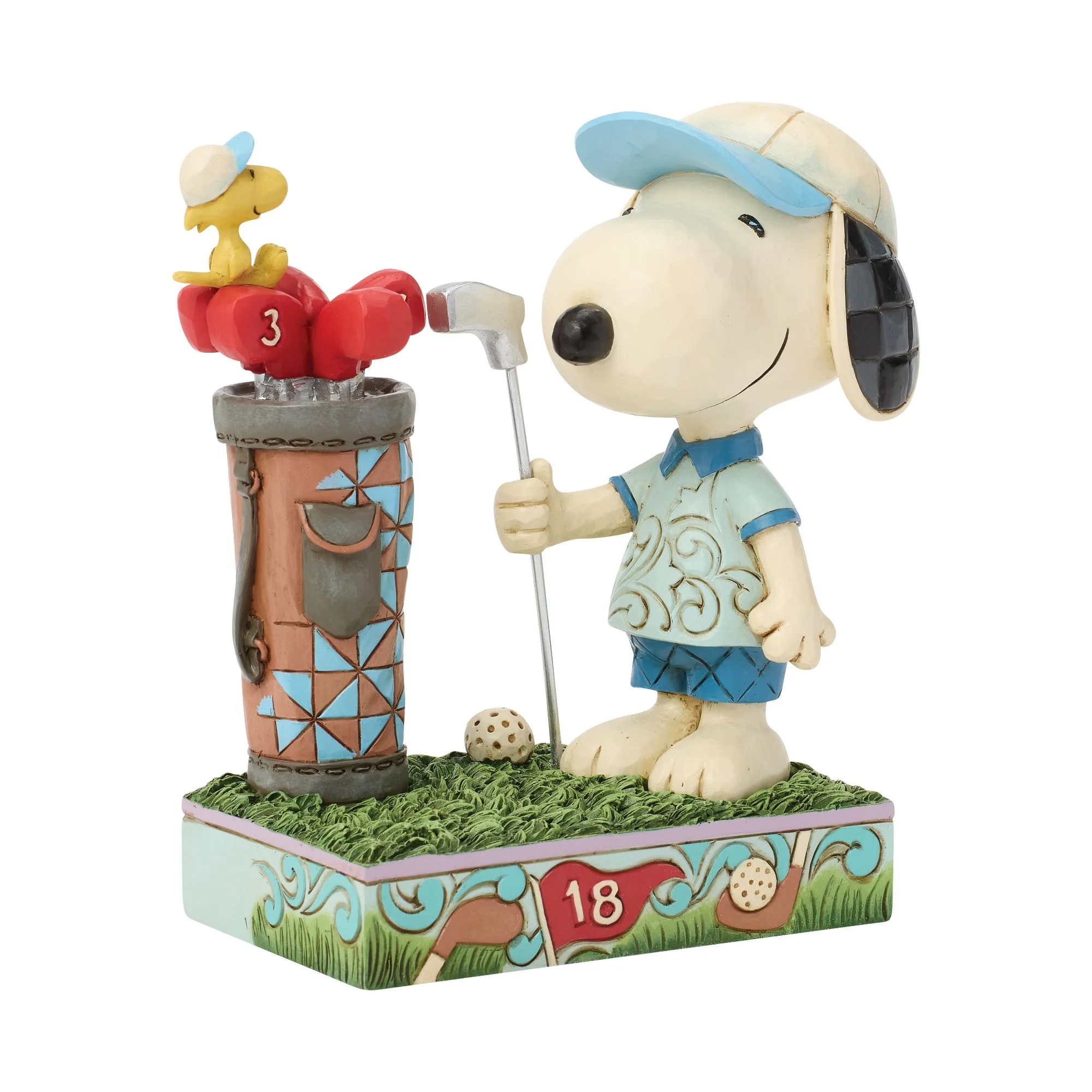 Snoopy Golfing Figurine - "Tee-rific!" - Image 2