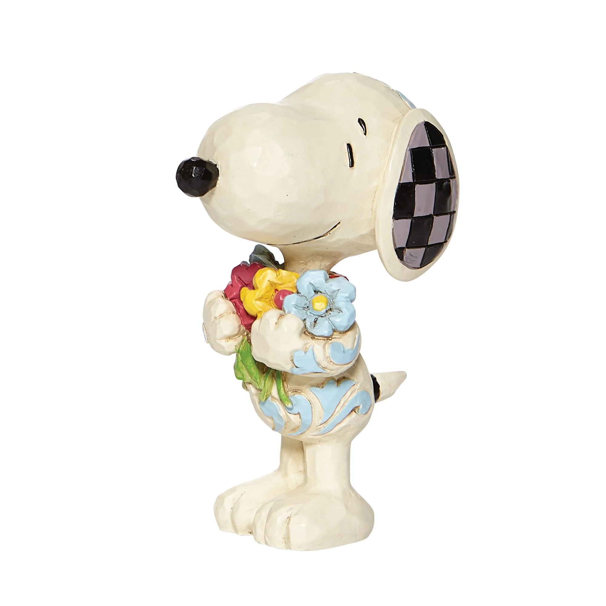 Snoopy with Flowers Mini Figurine - Image 2