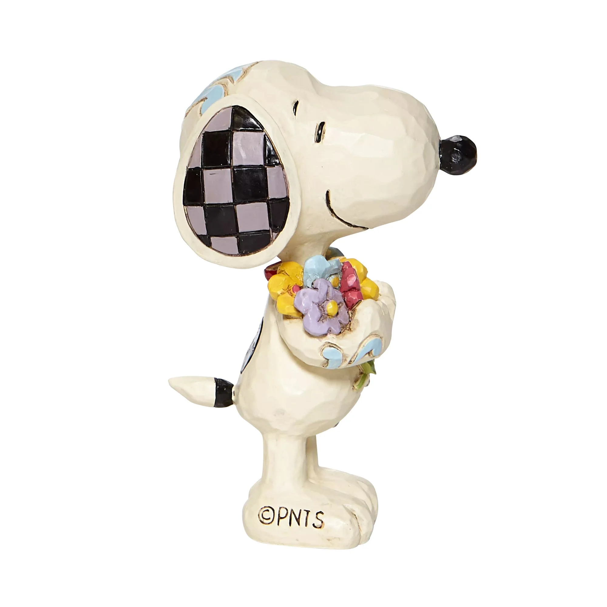 Snoopy with Flowers Mini Figurine - Image 3