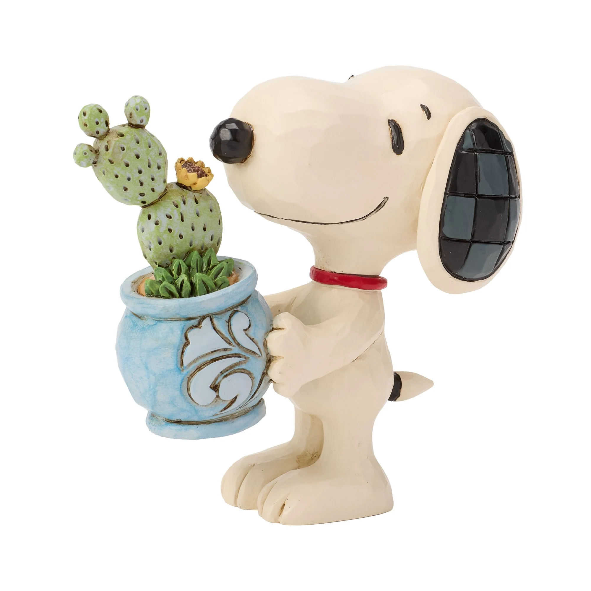 Snoopy With Plant Figurine - Image 2