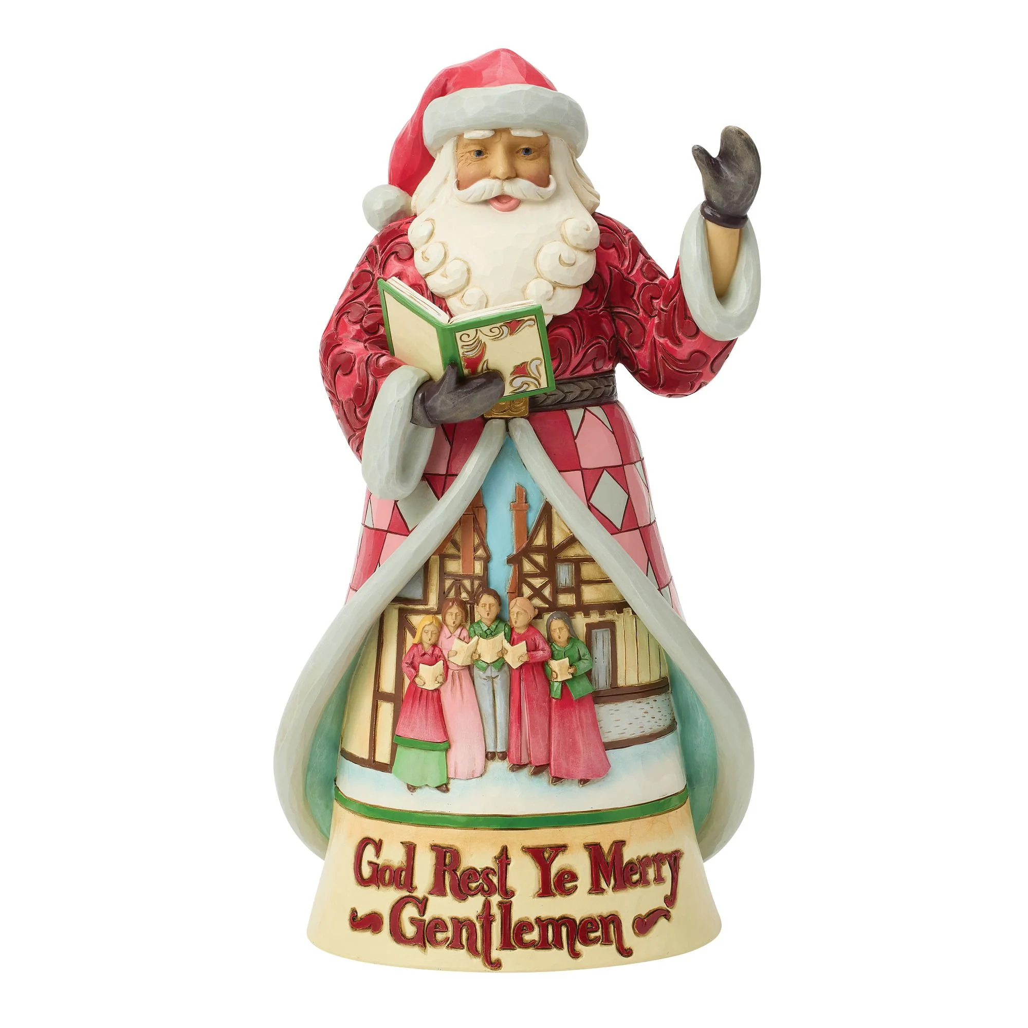 Song Santa "God Rest Ye Merry Gentlemen" Figurine