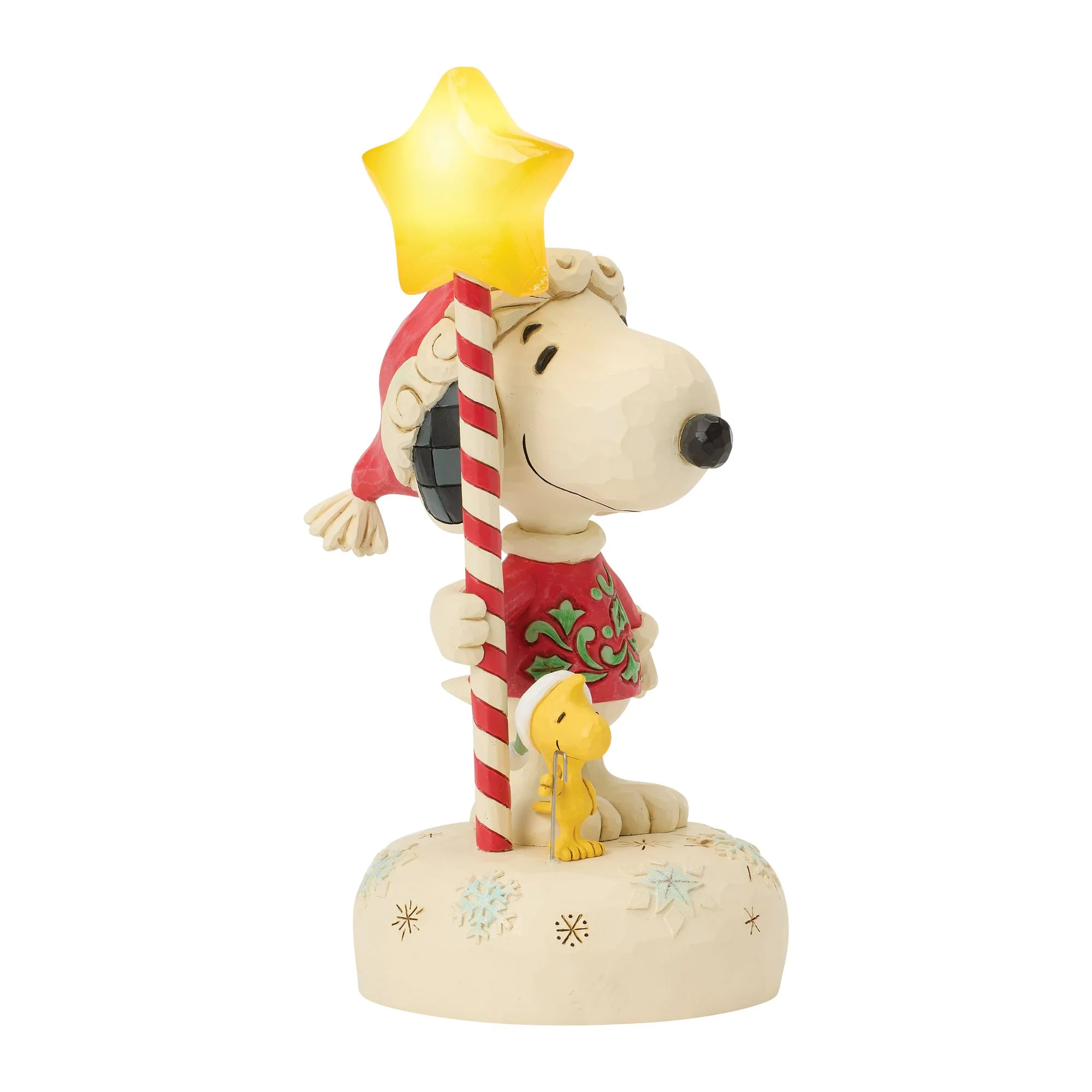 Snoopy with Light Up Star Staff Figurine - "Star Light, Star Bright" - Image 3