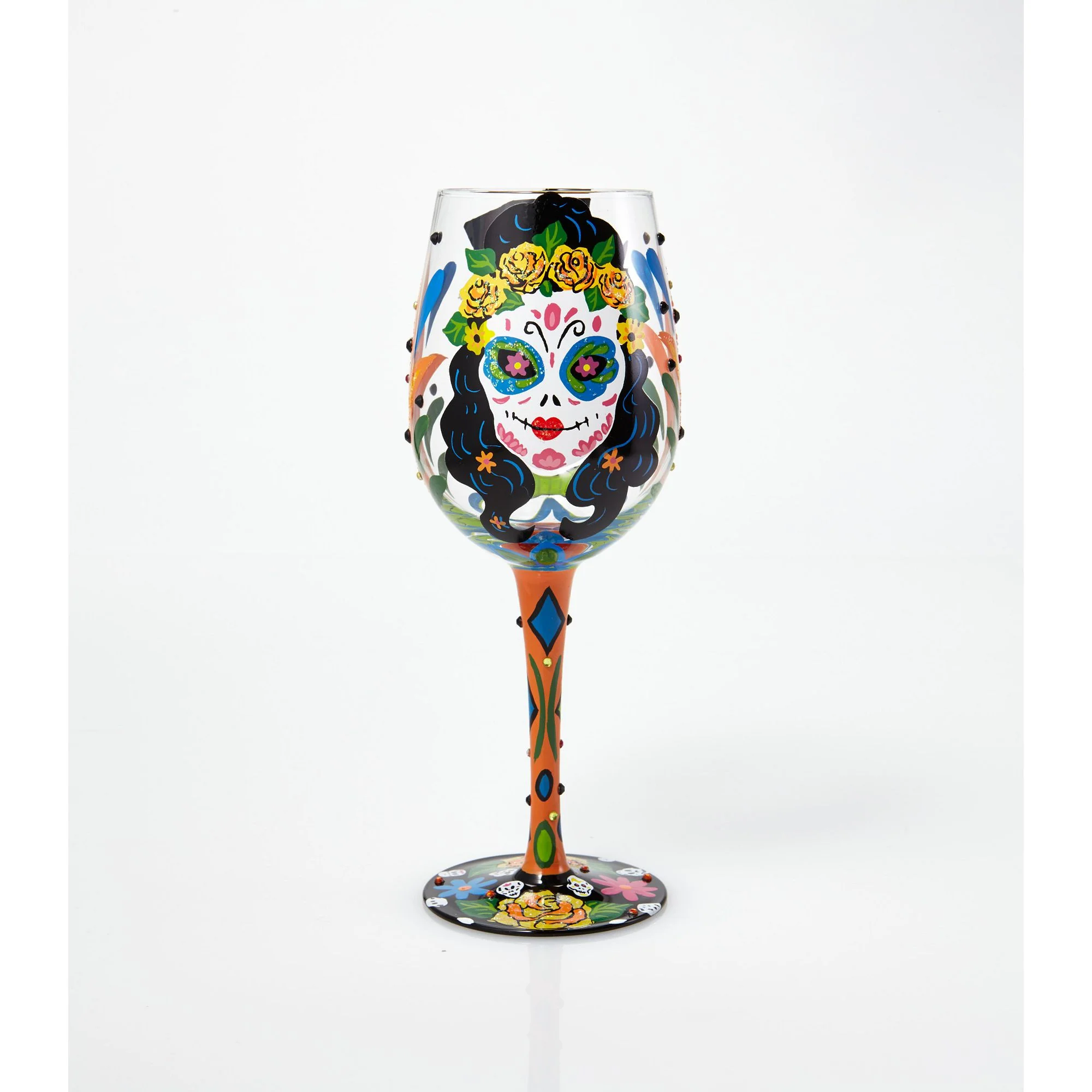 Sugar Skulls Wine Glass by Lolita - Image 2