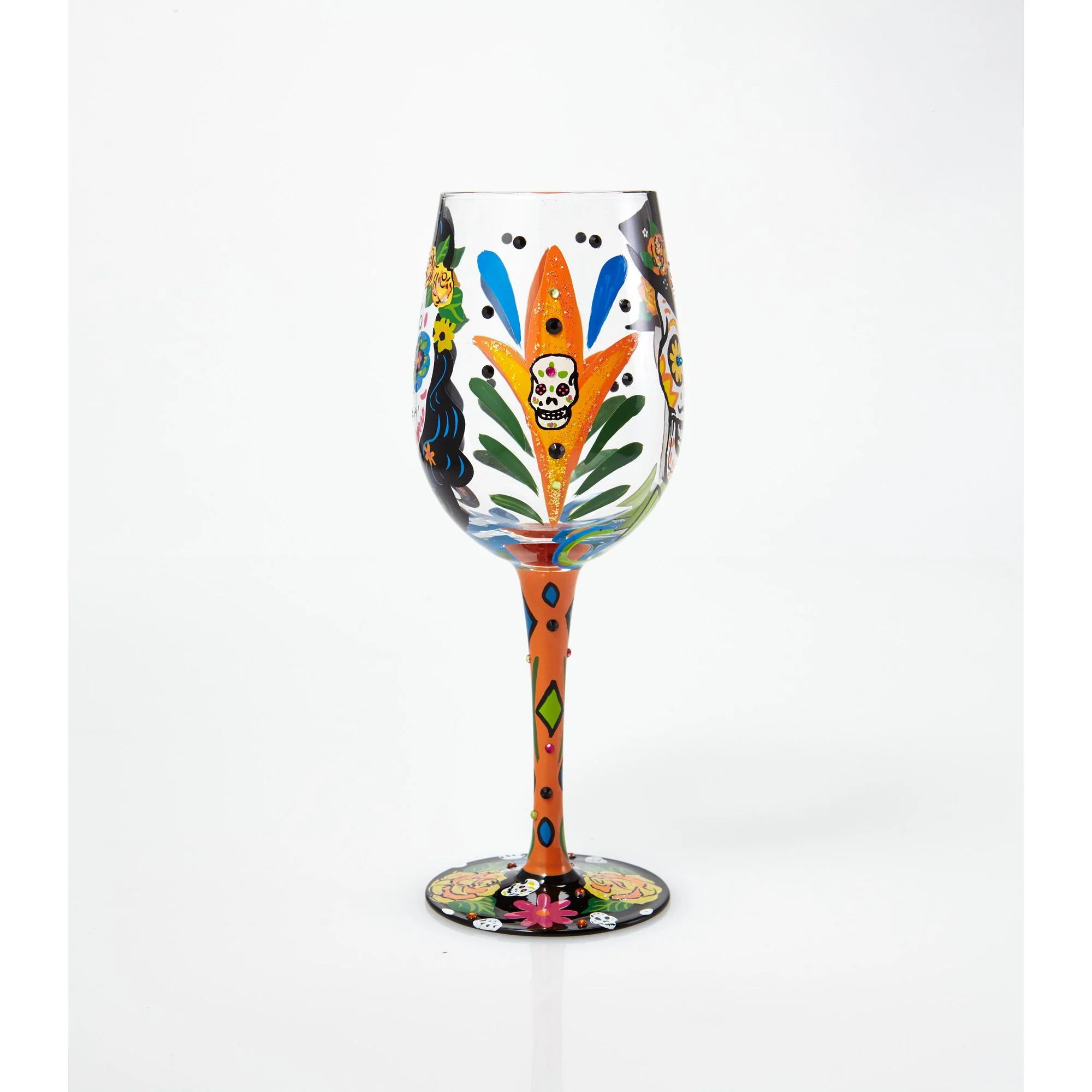 Sugar Skulls Wine Glass by Lolita - Image 3
