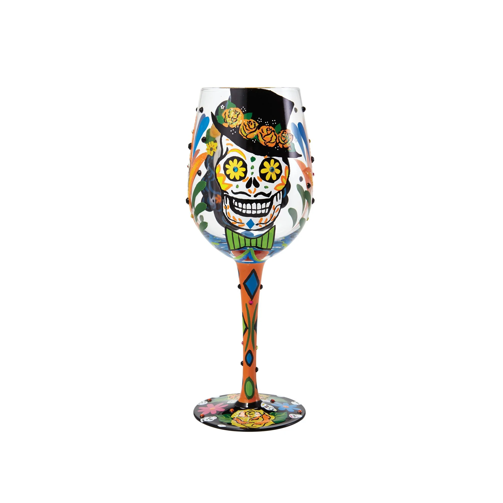 Sugar Skulls Wine Glass by Lolita - Image 4