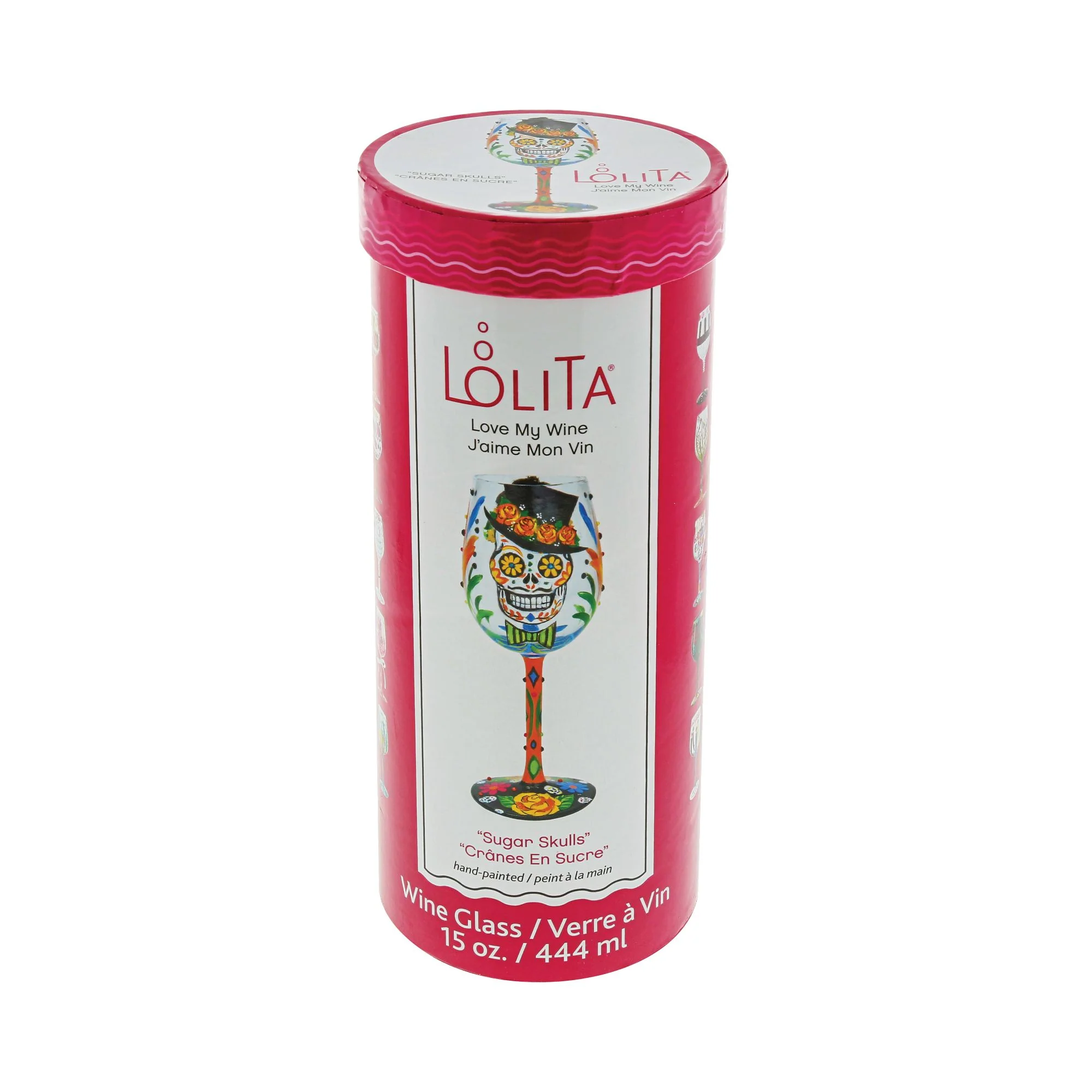 Sugar Skulls Wine Glass by Lolita - Image 6
