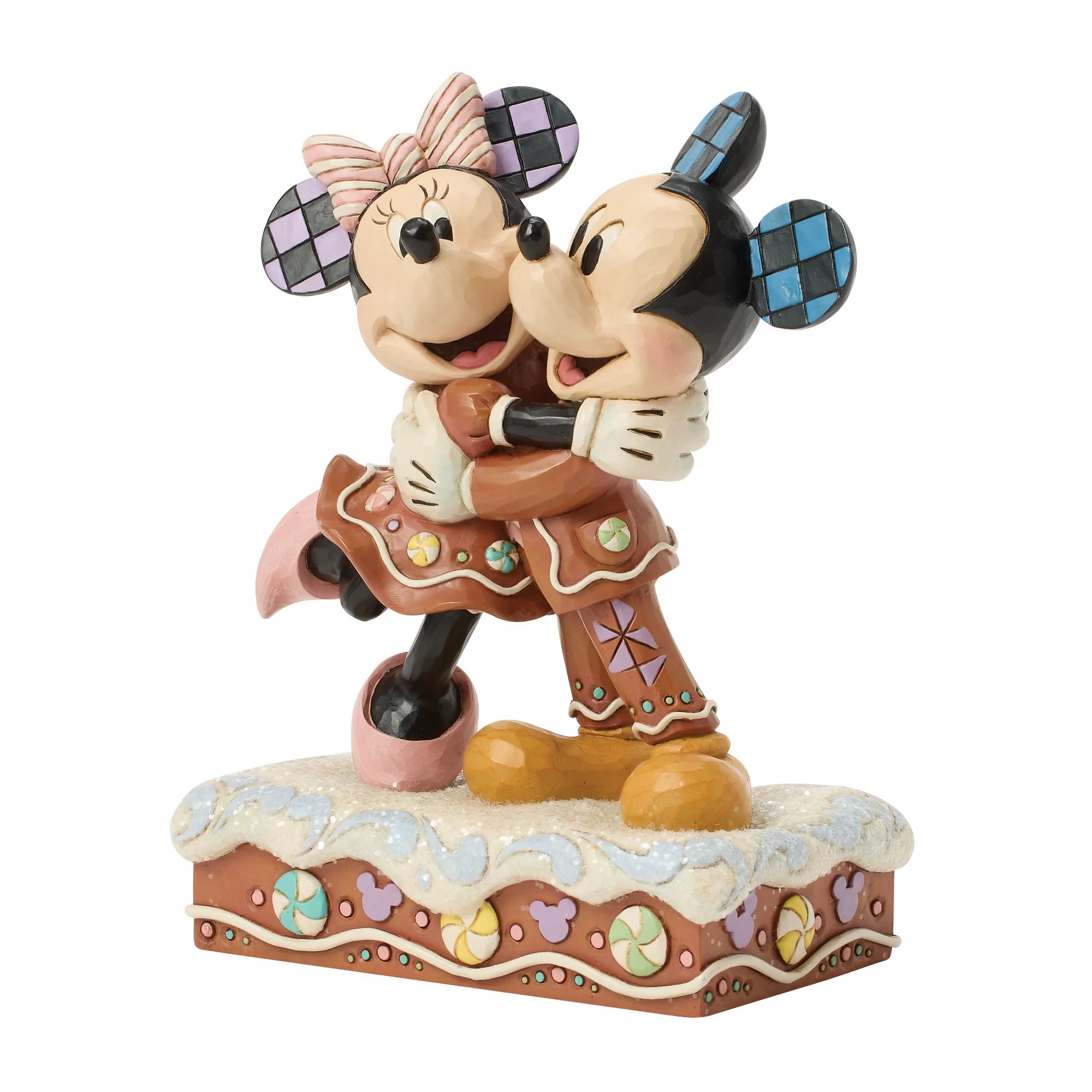 Sugarcoated Sweethearts (Mickey and Minnie Gingerbread Figurine) - Image 3