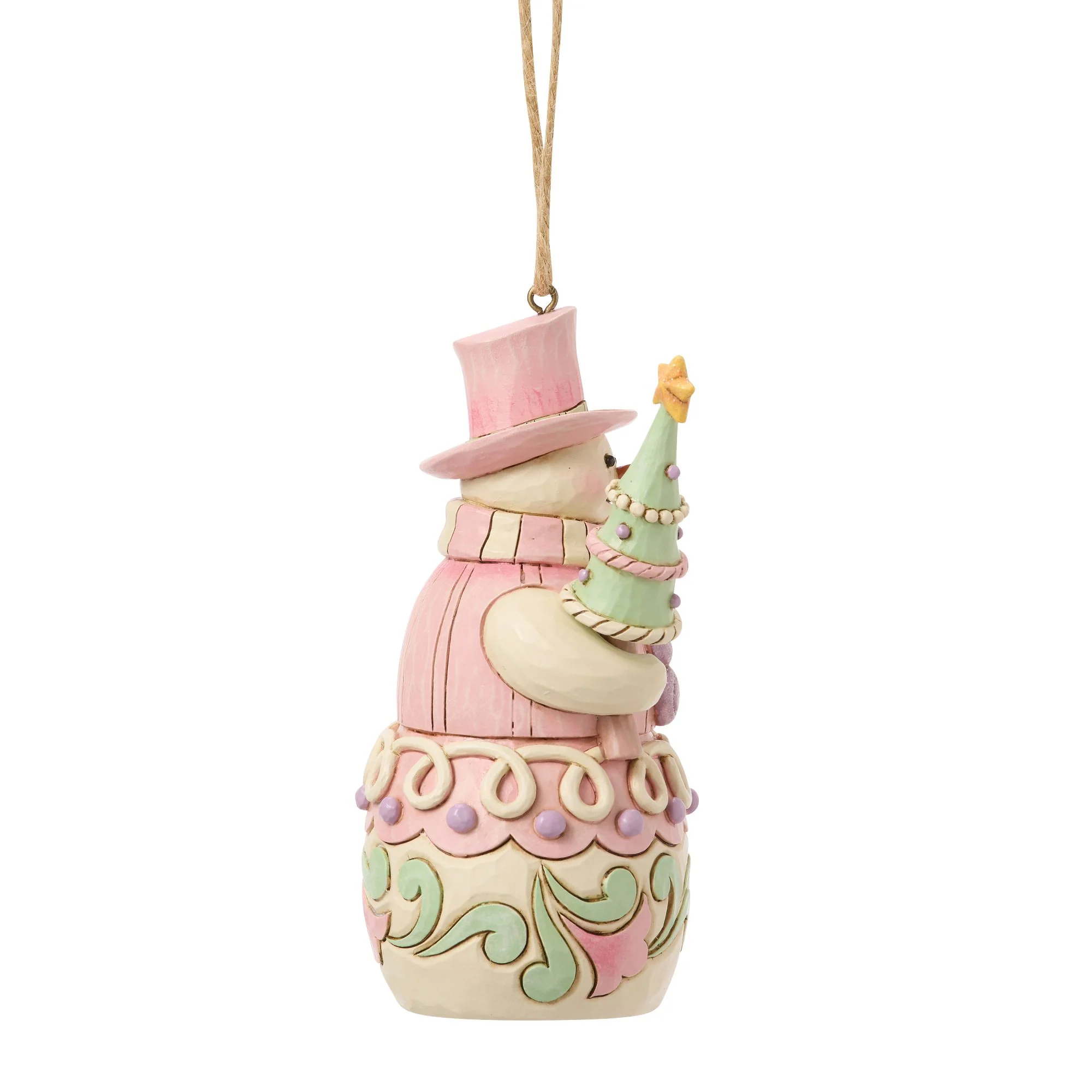 Snowman with Tree Hanging Ornament - Image 4