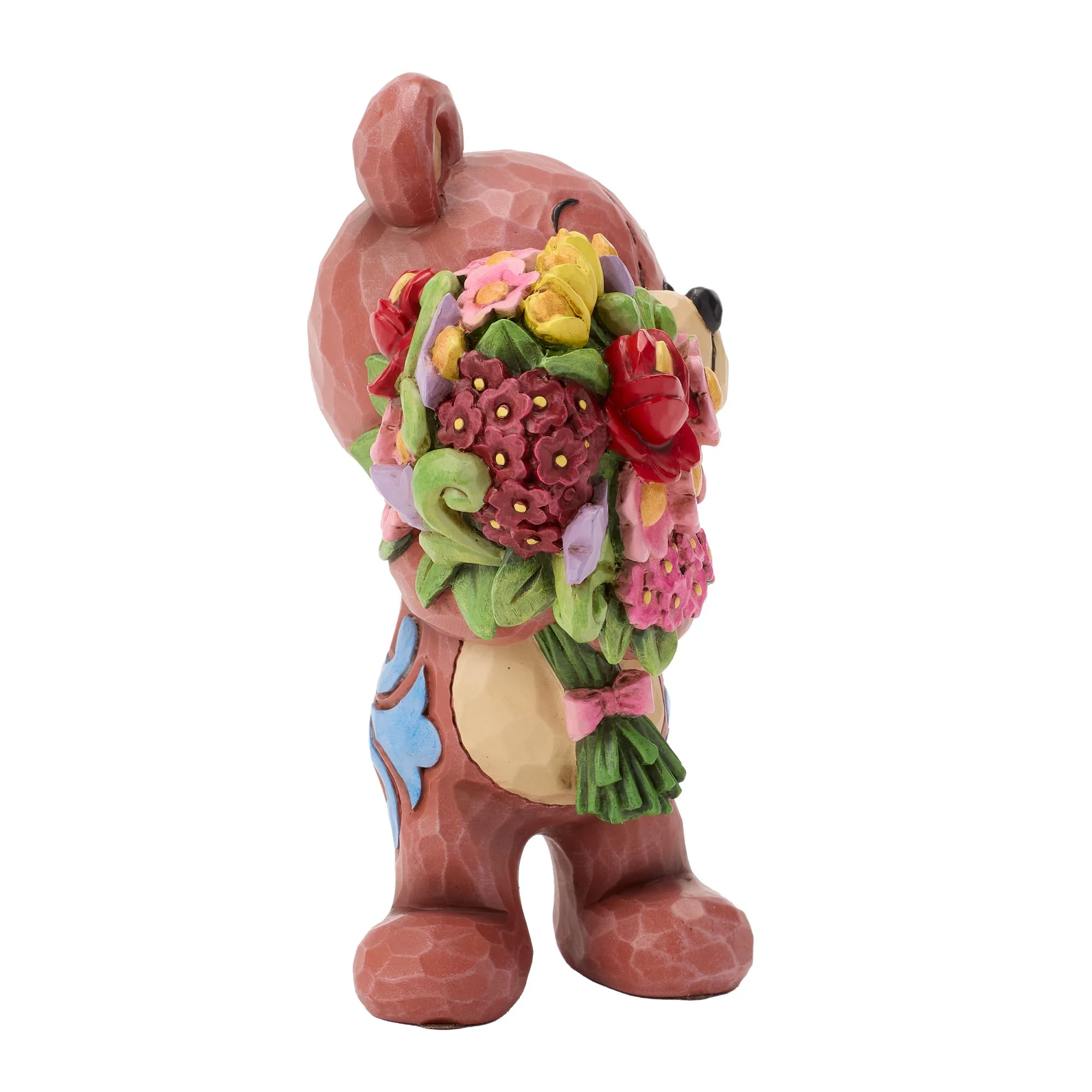 Teddy Bear with Bouquet Figurine - "Picked Just For You" - Image 4