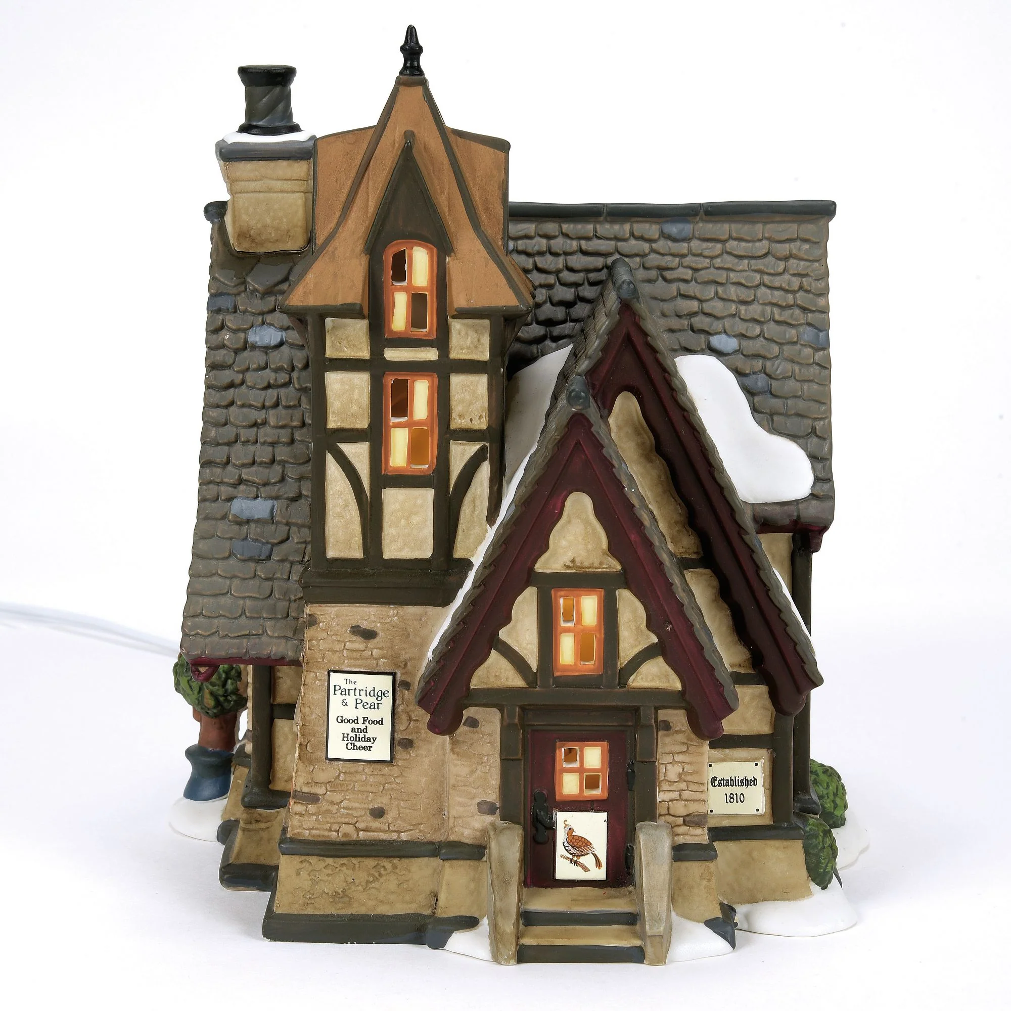 The Partridge and Pear Pub - Dickens Village - Image 3