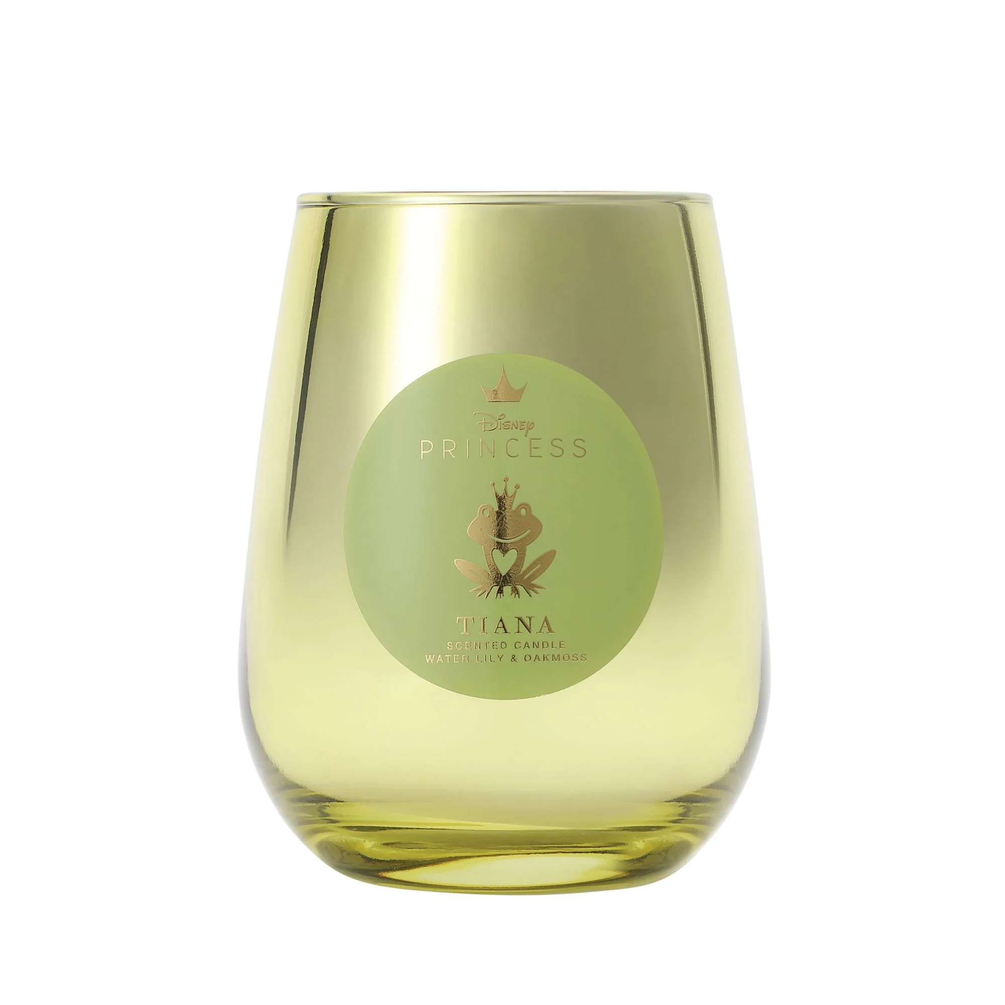 Tiana Waterlily & Oakmoss Foiled Glass Candle - Image 2