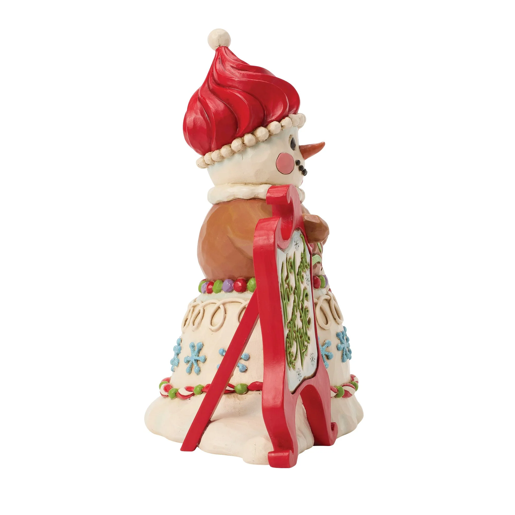 Gingerbread Snowman Figurine - Time for a Sweet Treat! - Image 4