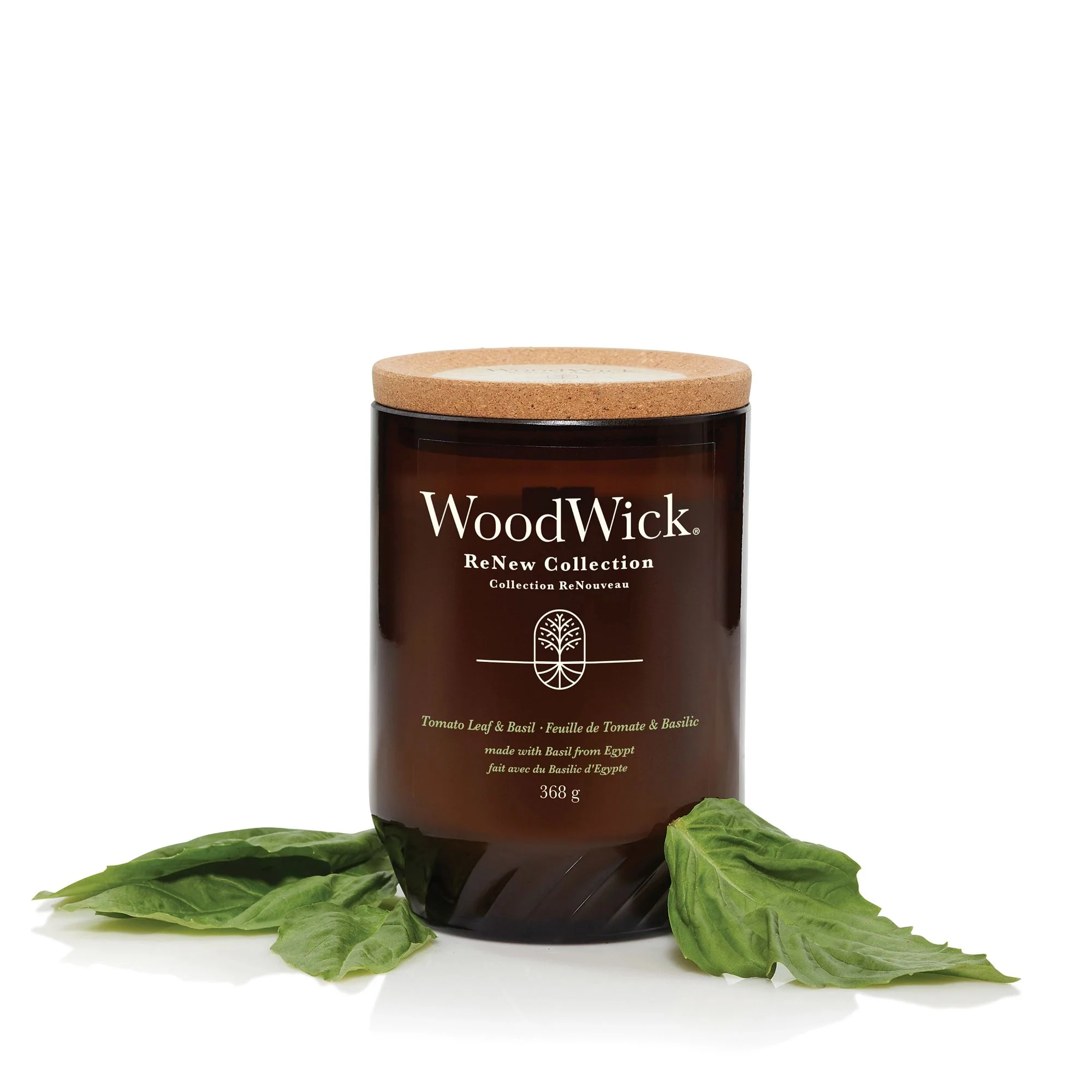 Tomato Leaf & Basil Renew Large Candle by WoodWick - Image 6