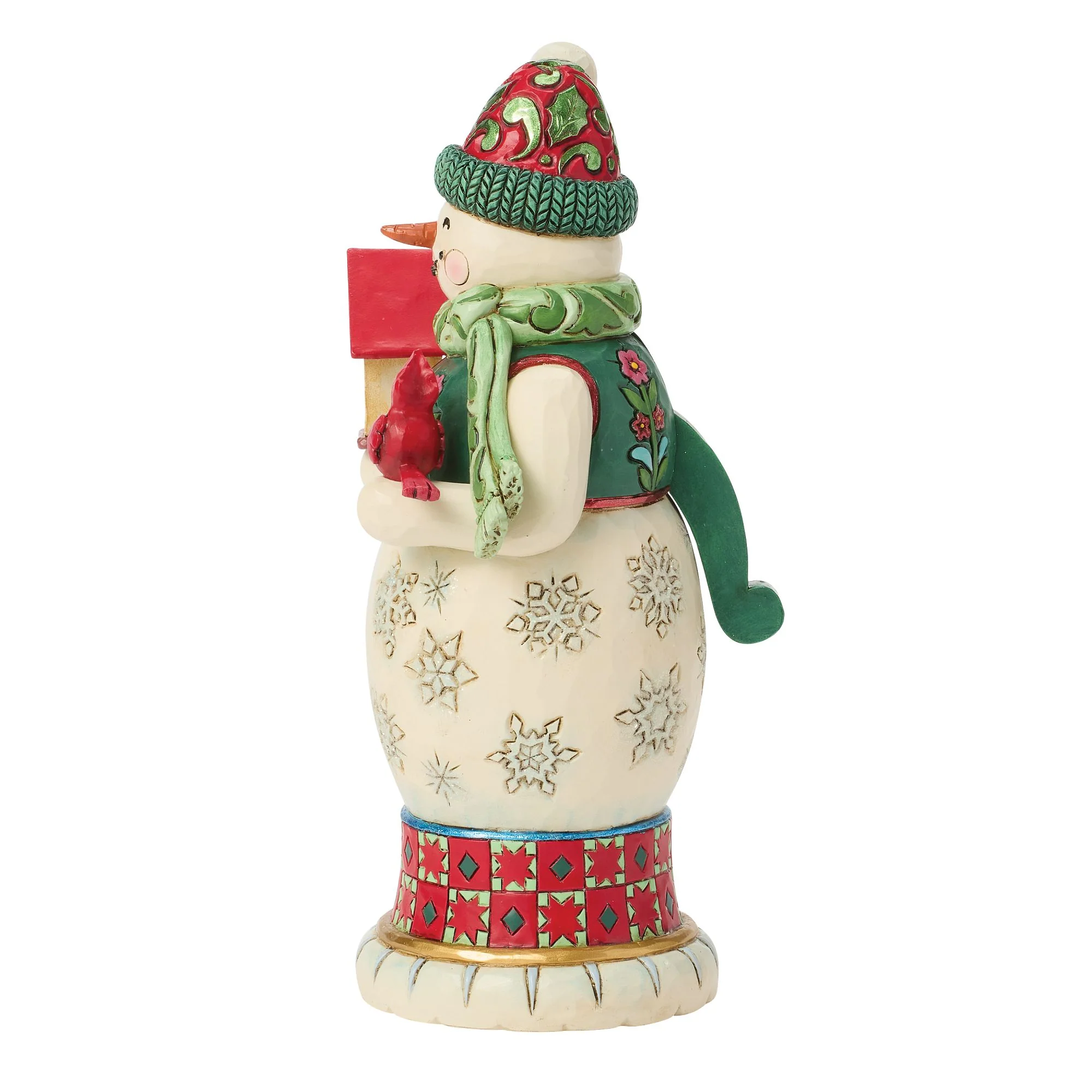 Traditional Snowman Nutcracker Figurine - Image 3