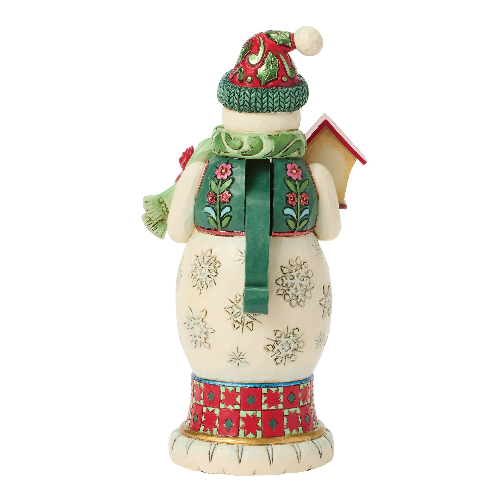 Traditional Snowman Nutcracker Figurine - Image 4