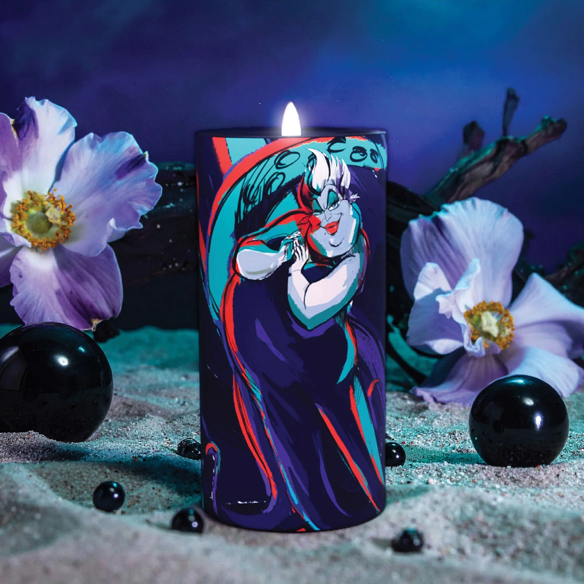 Ursula Black LED Candle - Image 2