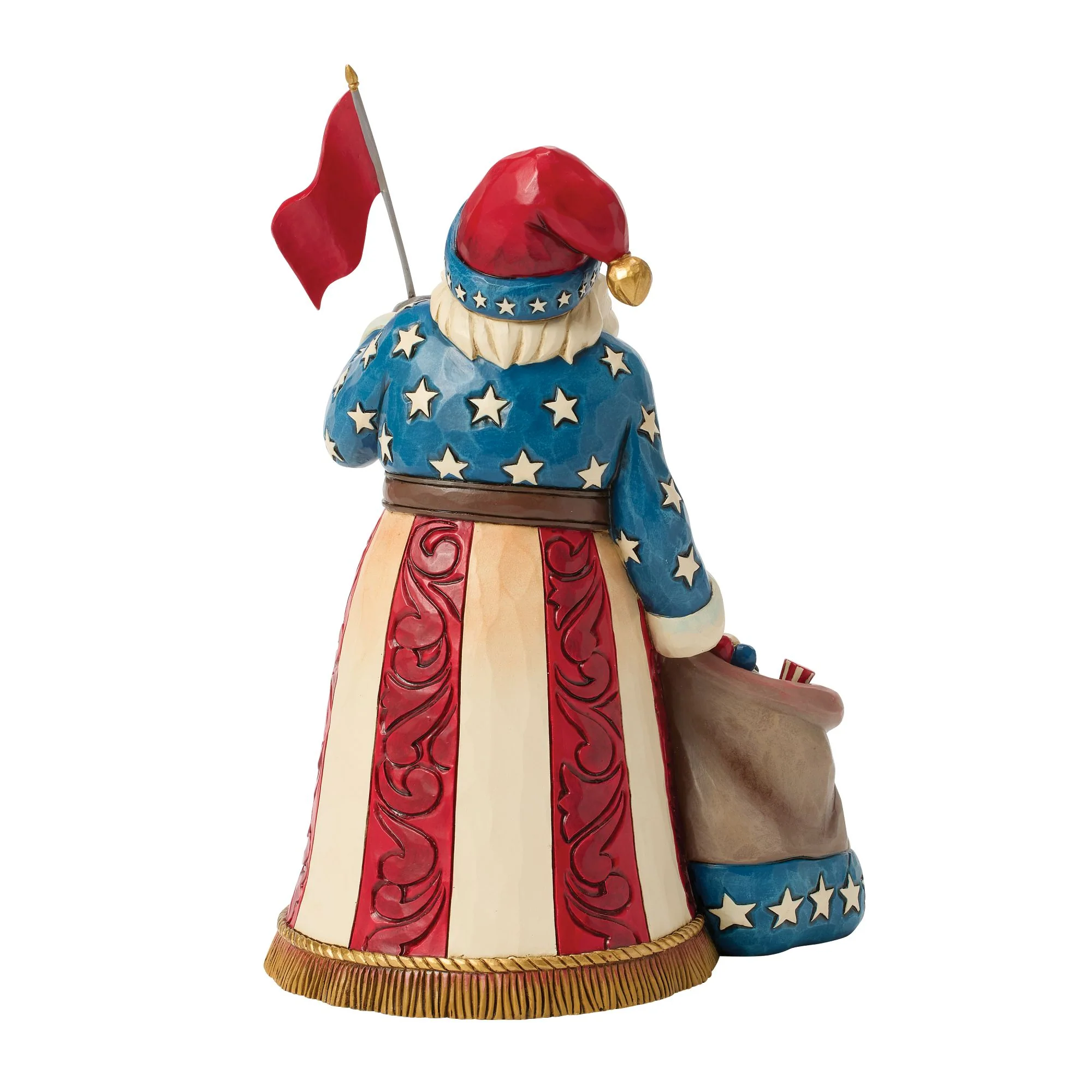 Santa with USA Flag - American Tradition - Image 4
