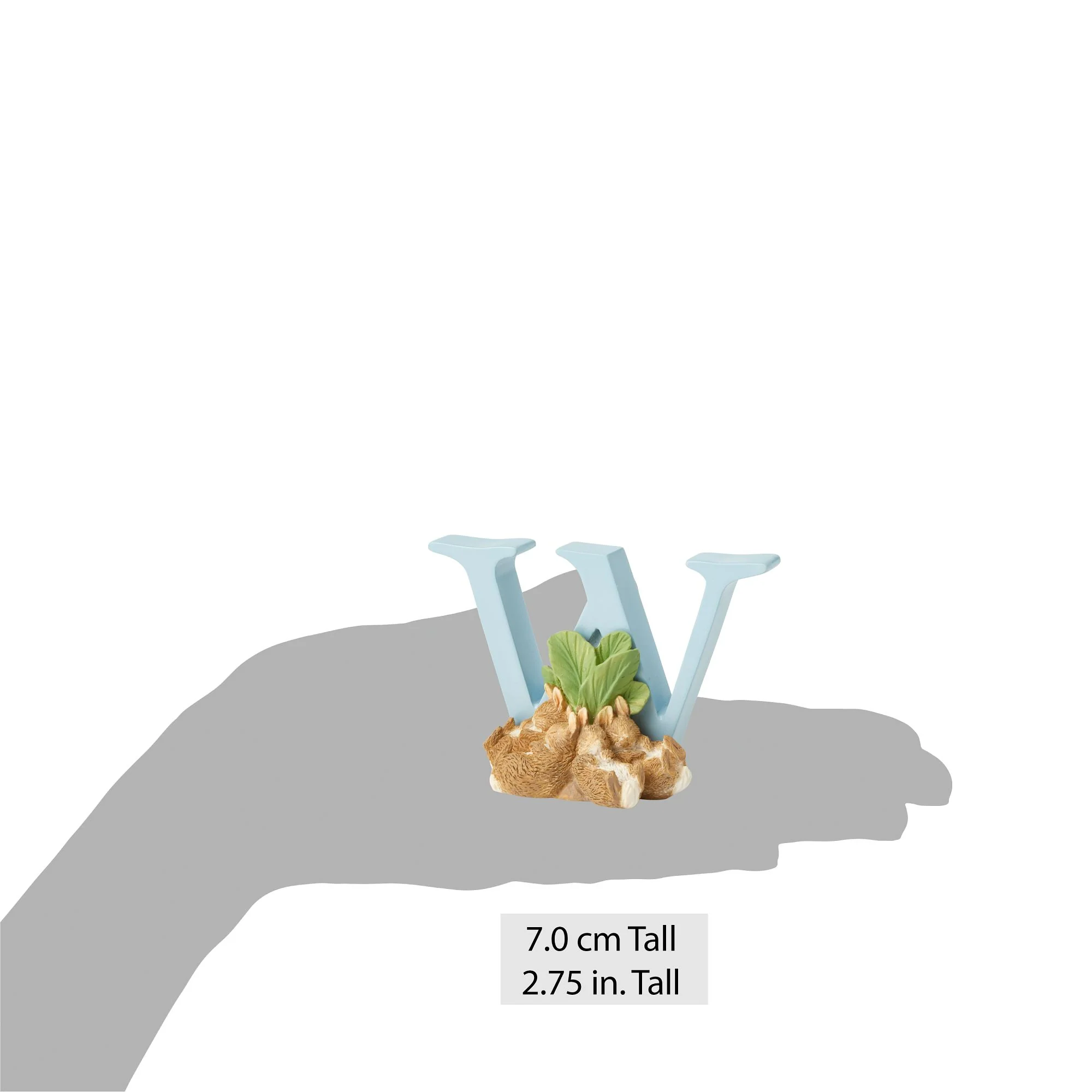 W - Four Little Rabbits Decorative Alphabet Letter - Image 5