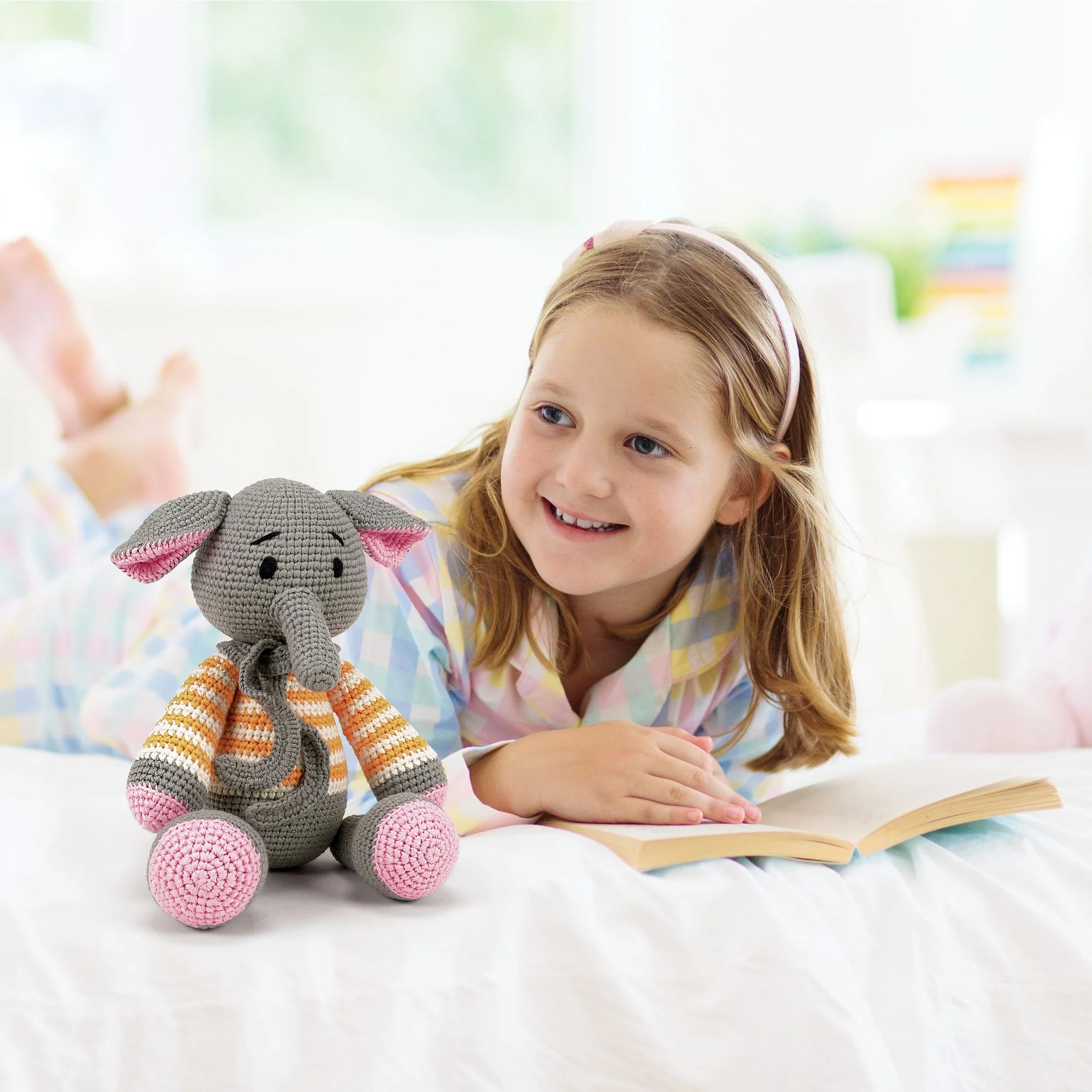 William the Elephant Soft Toy by Woolie - Image 2