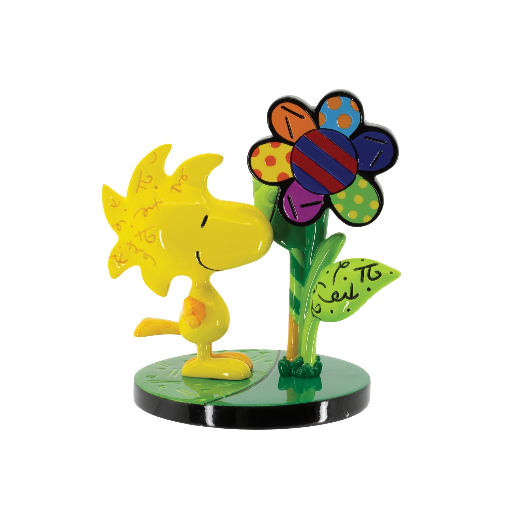 Woodstock with Flower Mini Figurine
